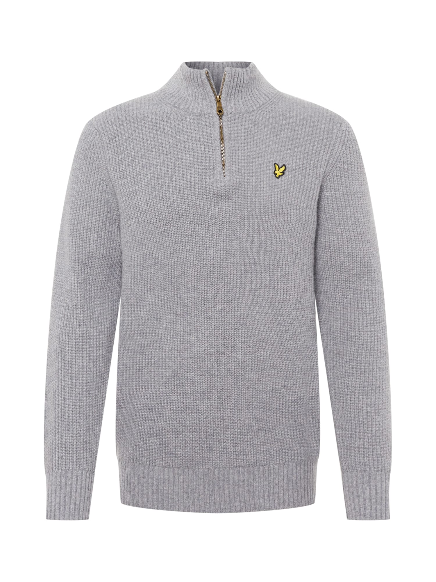 Lyle & Scott Pulover  rumena / pegasto siva / črna