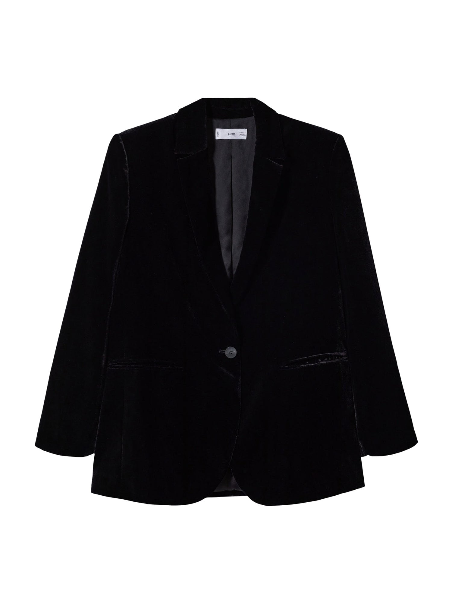MANGO Blazer 'Hackney'  črna