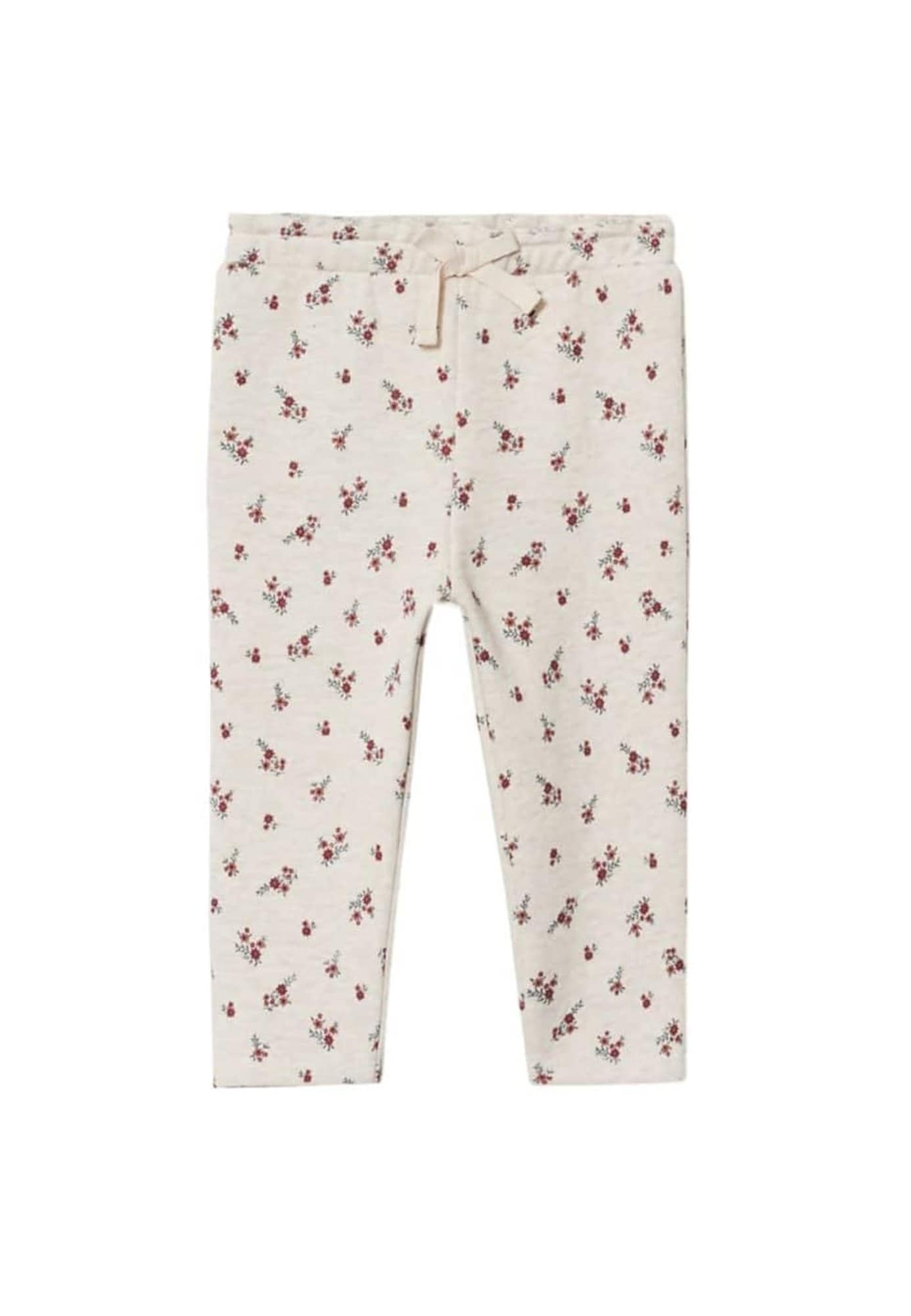 MANGO KIDS Hlače 'Eli'  bež / zelena / temno rdeča