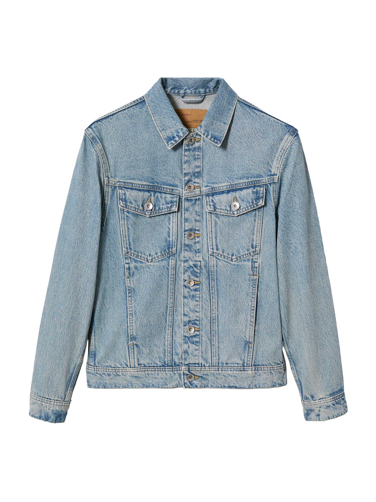 MANGO MAN Prehodna jakna  moder denim