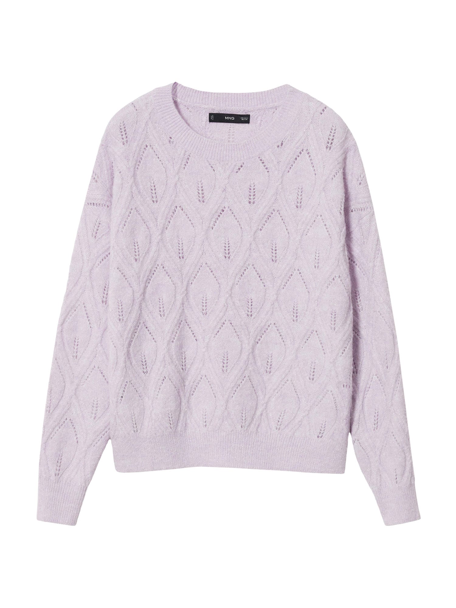 MANGO Pulover 'FLORITA'  pastelno lila