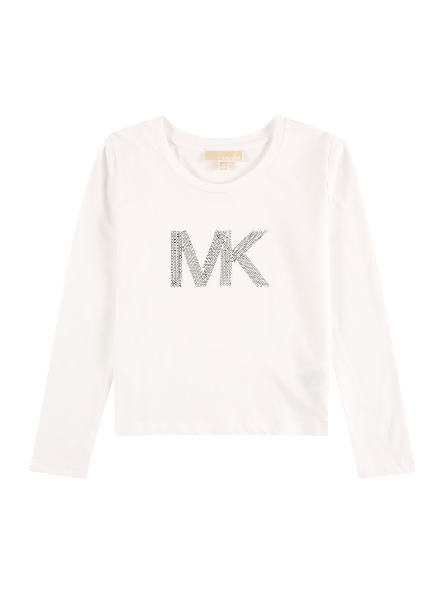 Michael Kors Kids Majica  srebrna / bela