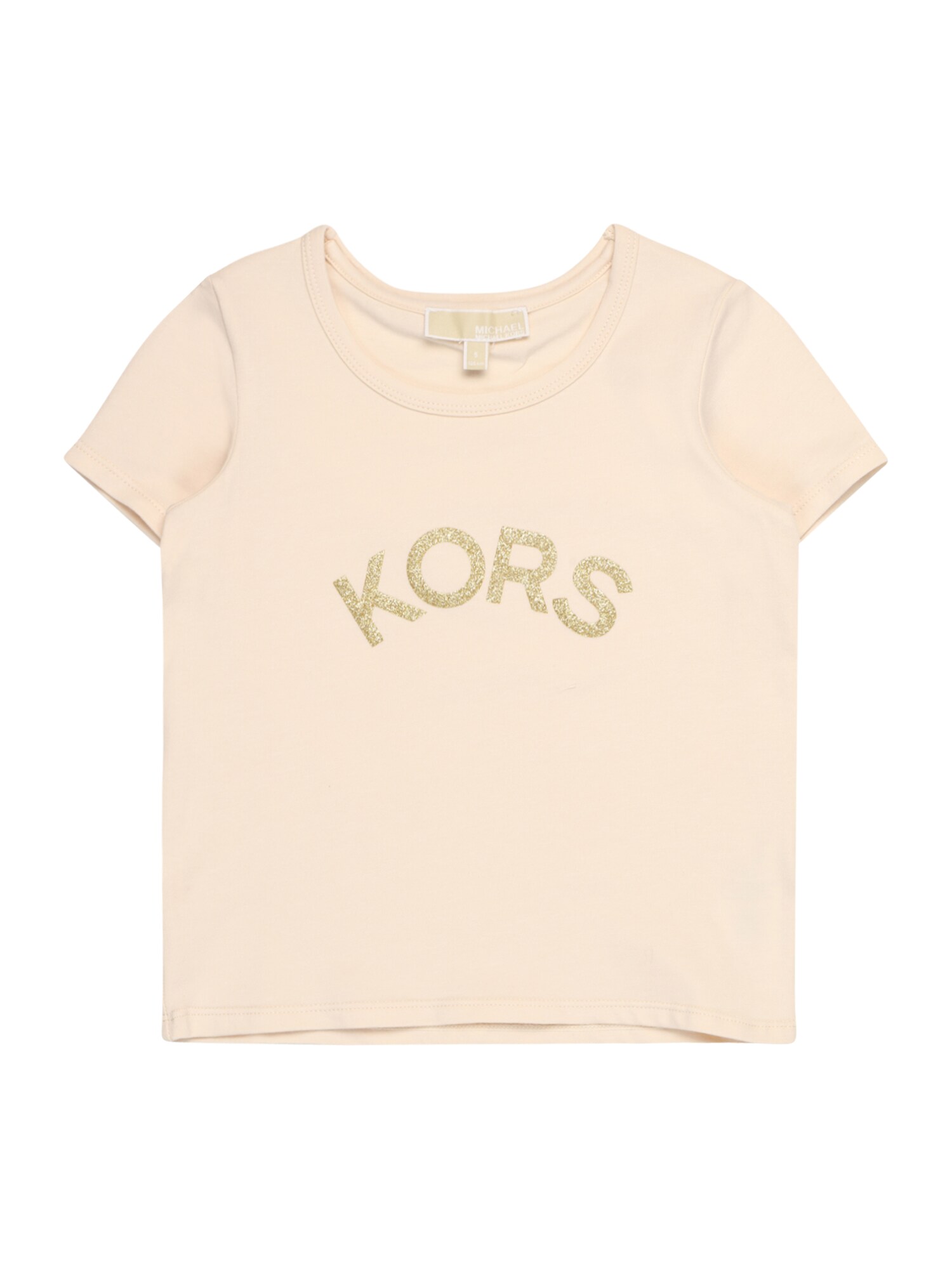 Michael Kors Kids Majica  svetlo bež / zlata