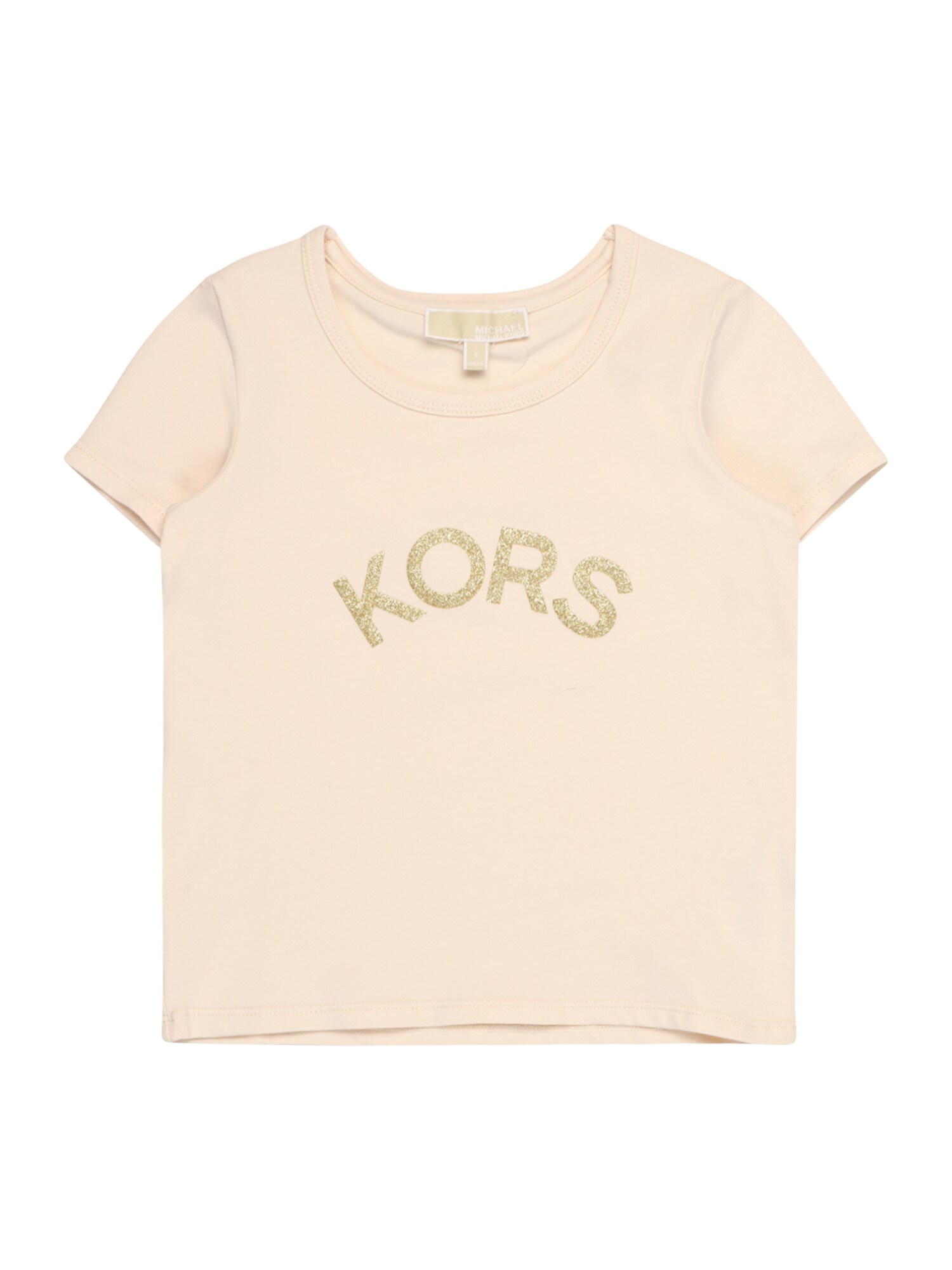 Michael Kors Kids Majica  svetlo bež / zlata