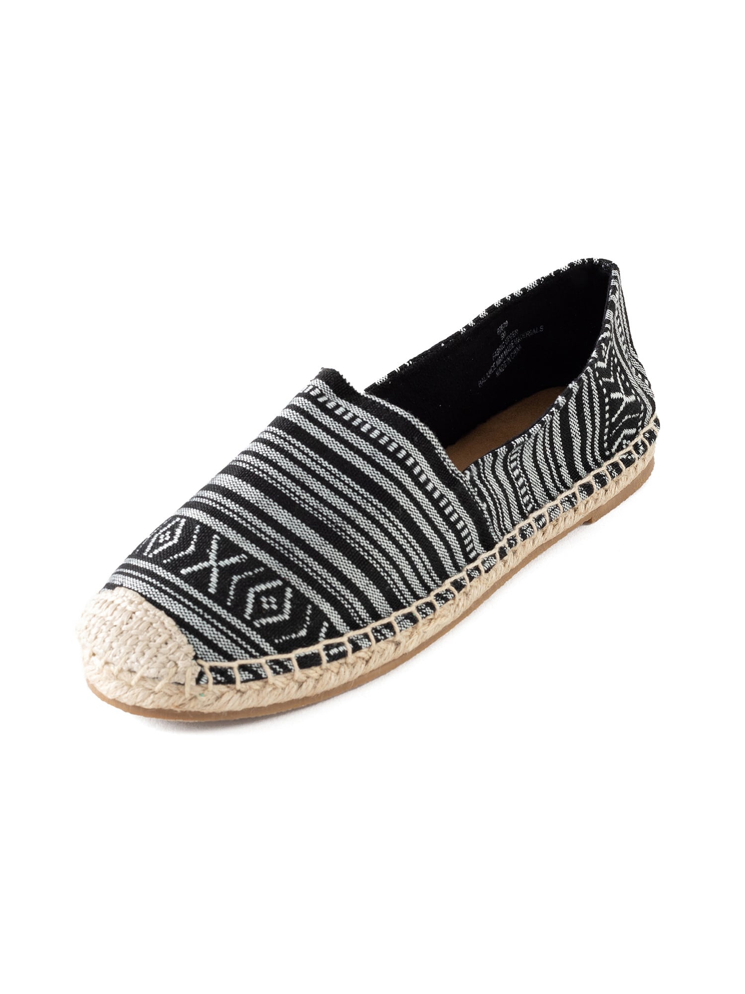 Minnetonka Espadrile  črna / bela