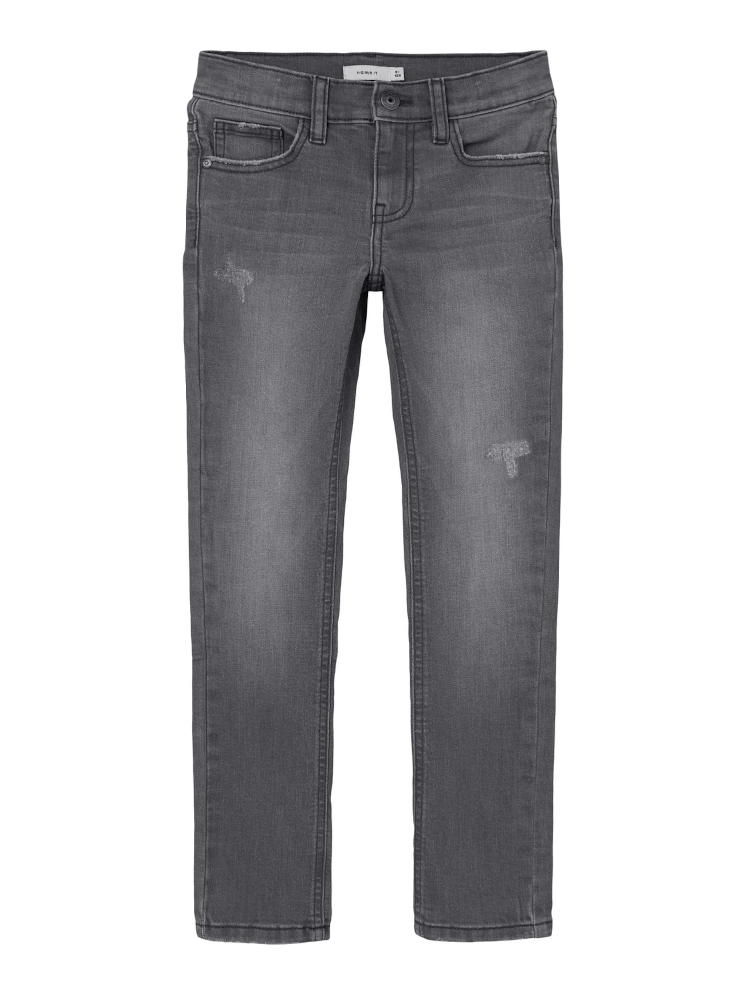 NAME IT Kavbojke 'Silas'  siv denim