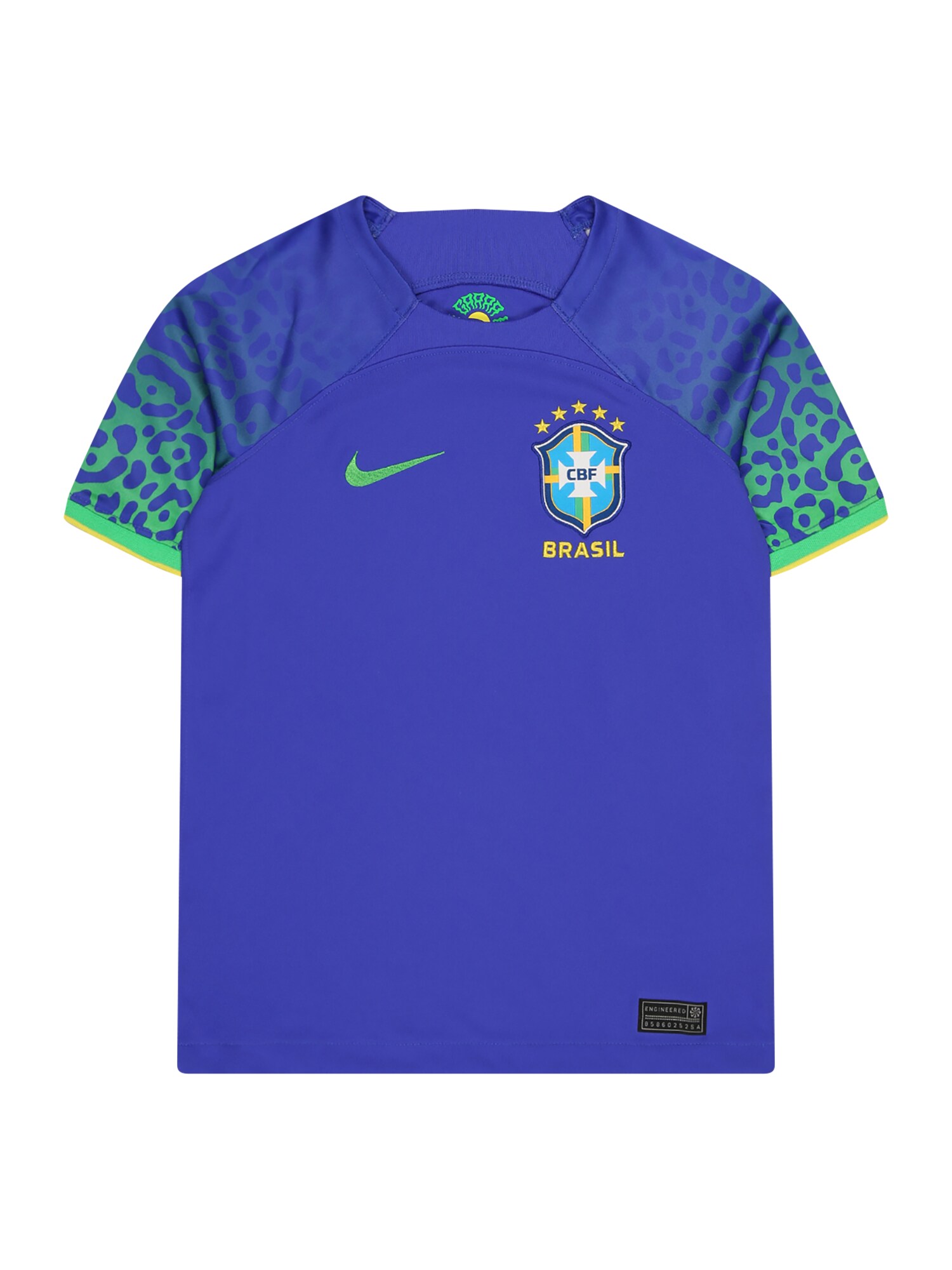 NIKE Funkcionalna majica  modra / rumena / zelena