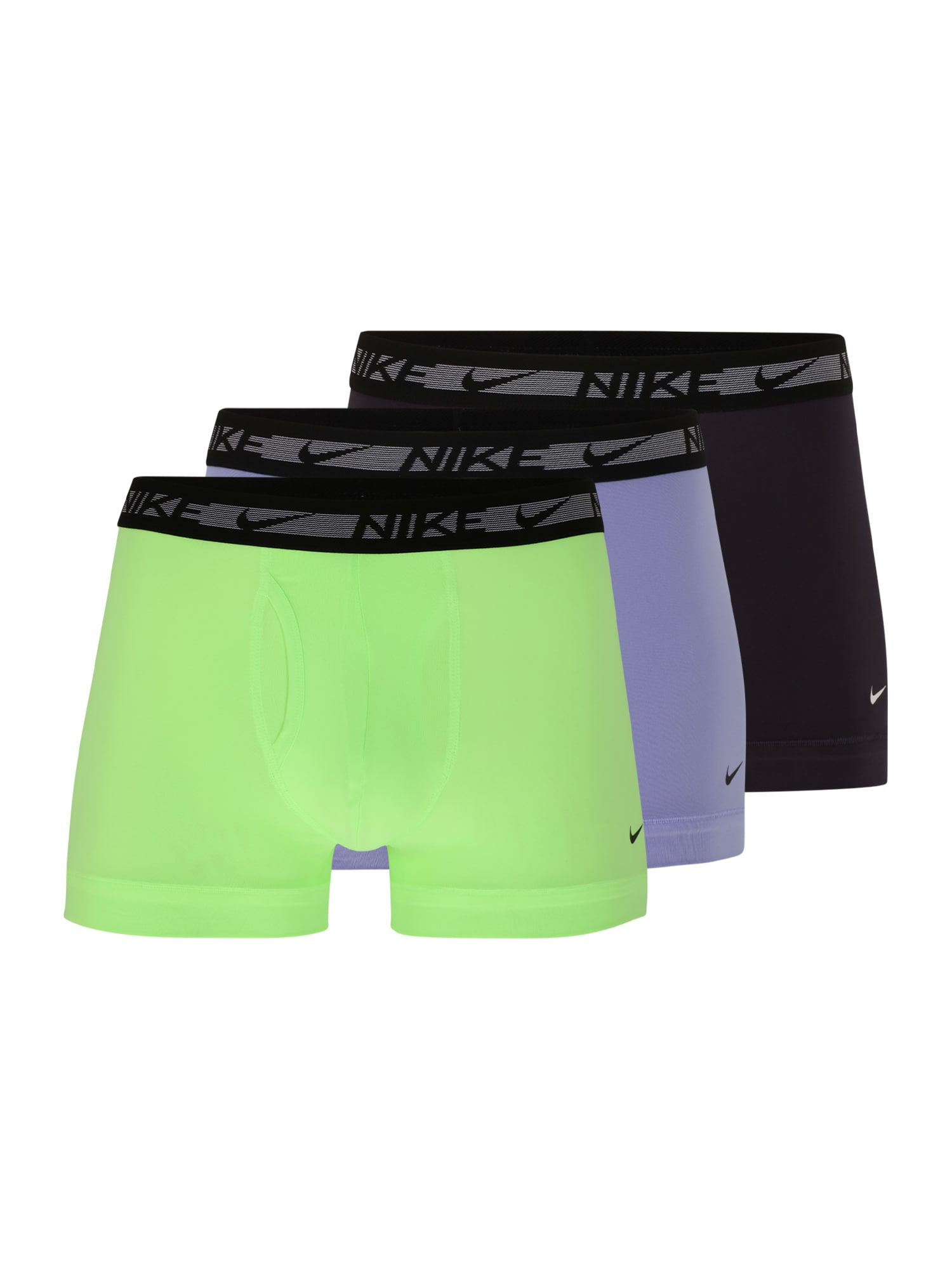 NIKE Športne spodnjice  golobje modra / siva / svetlo zelena / črna