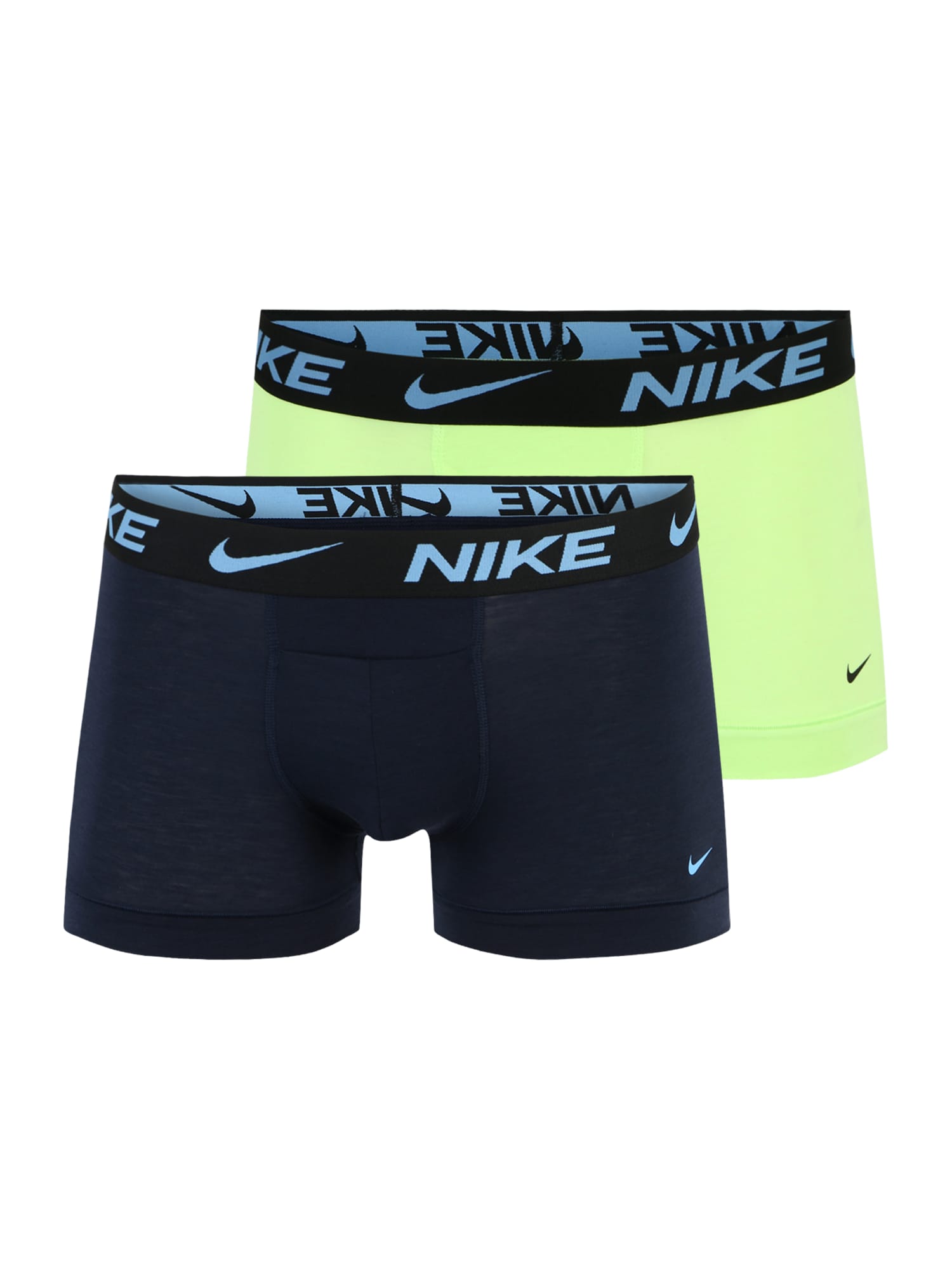 NIKE Športne spodnjice  mornarska / svetlo modra / svetlo zelena