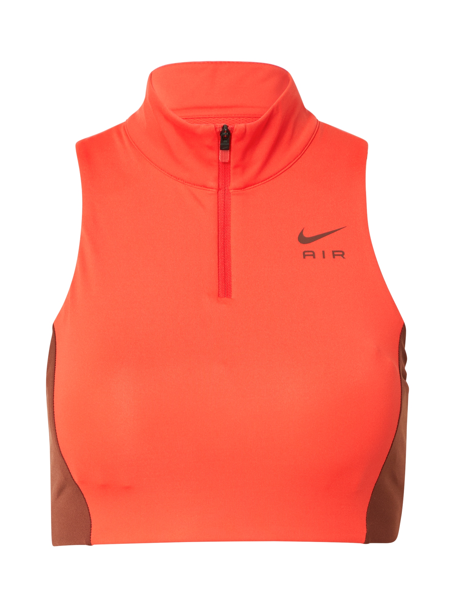 NIKE Športni nederček  burgund / oranžno rdeča