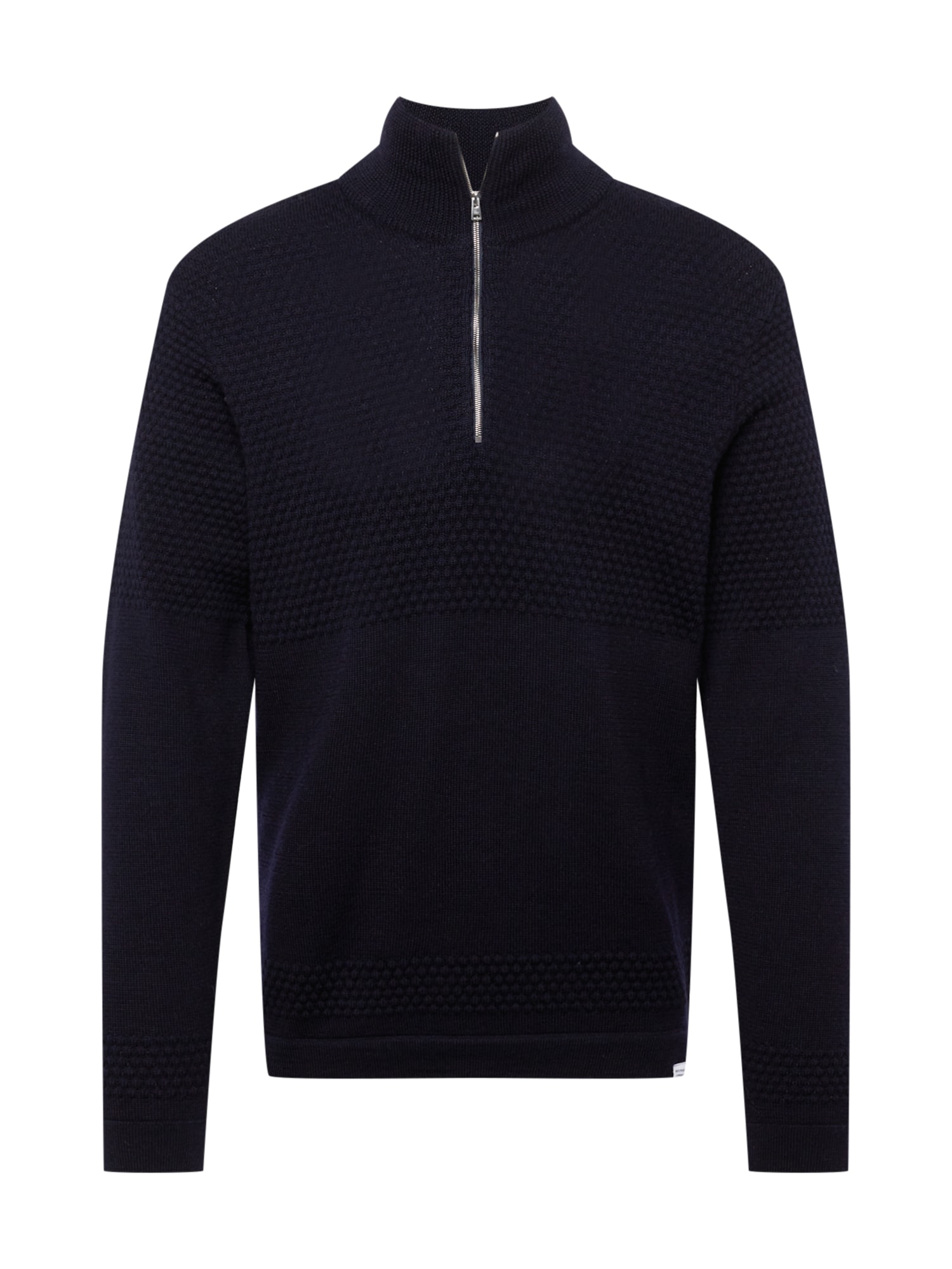NORSE PROJECTS Pulover 'Fjord Bubble Yoke'  mornarska