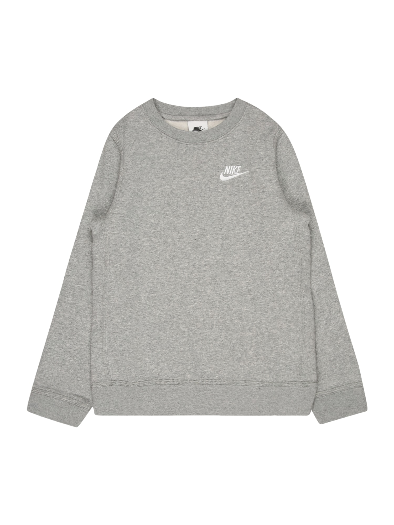 Nike Sportswear Majica  pegasto siva / bela