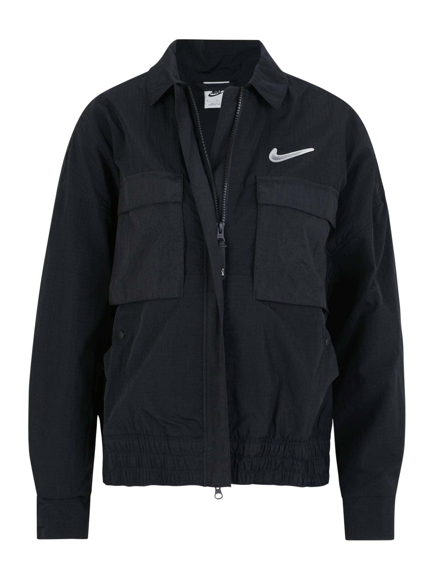 Nike Sportswear Prehodna jakna  črna / bela
