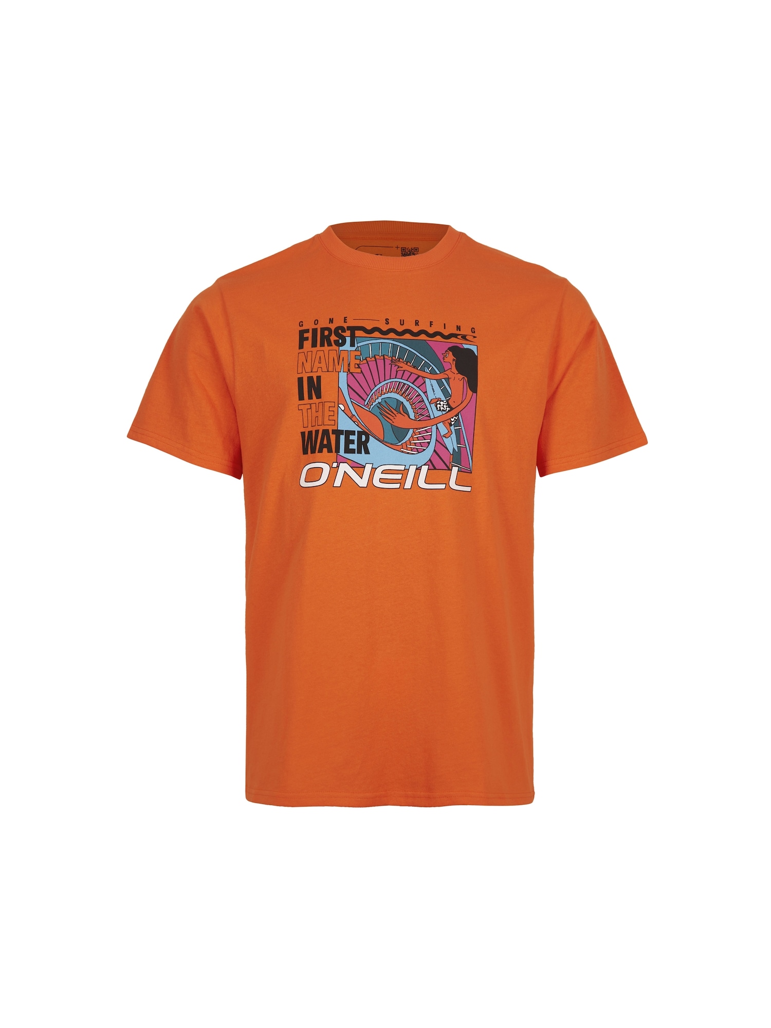 O'NEILL Majica  modra / oranžna / črna / bela