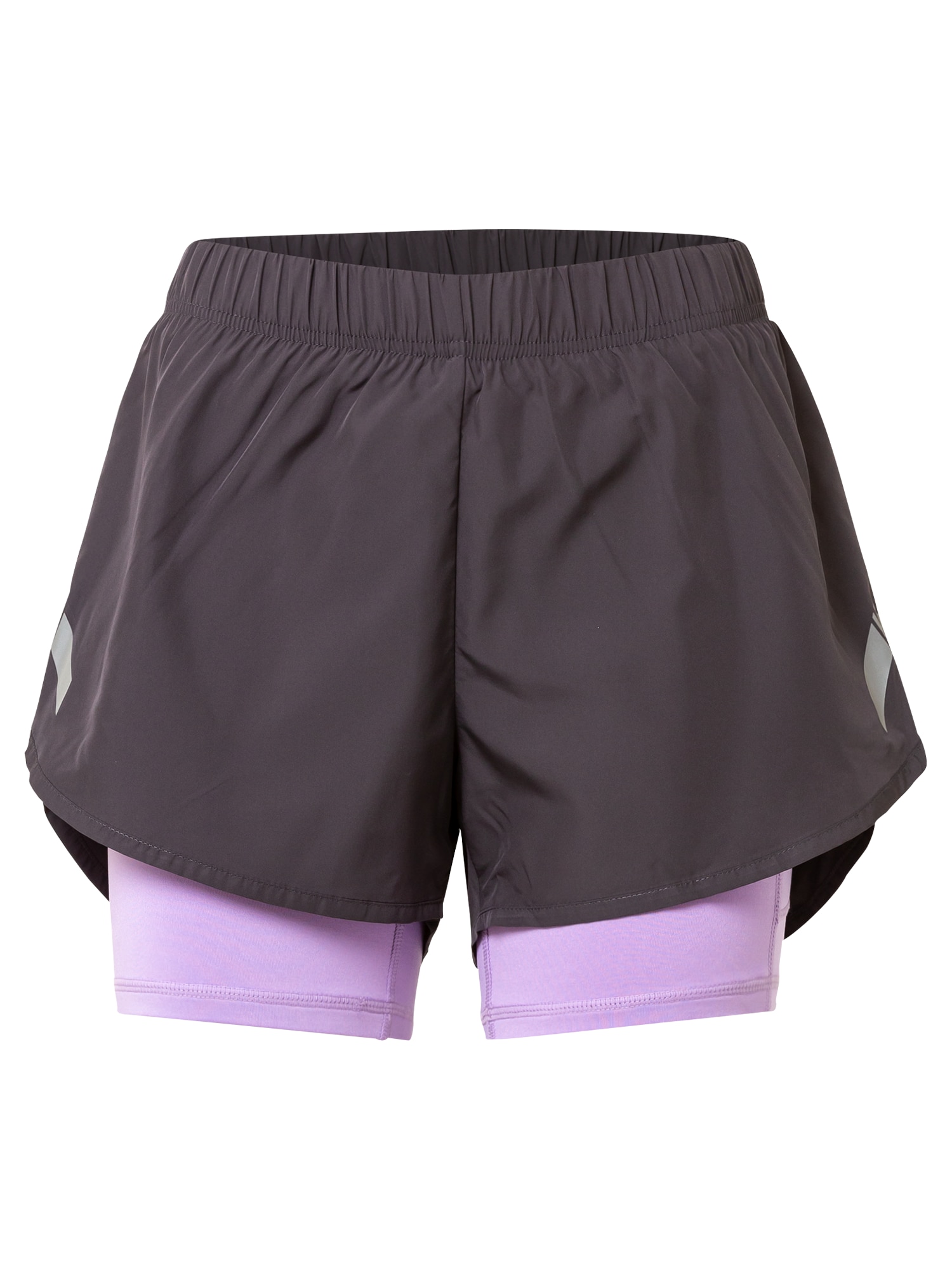 ONLY PLAY Športne hlače  temno siva / pastelno lila