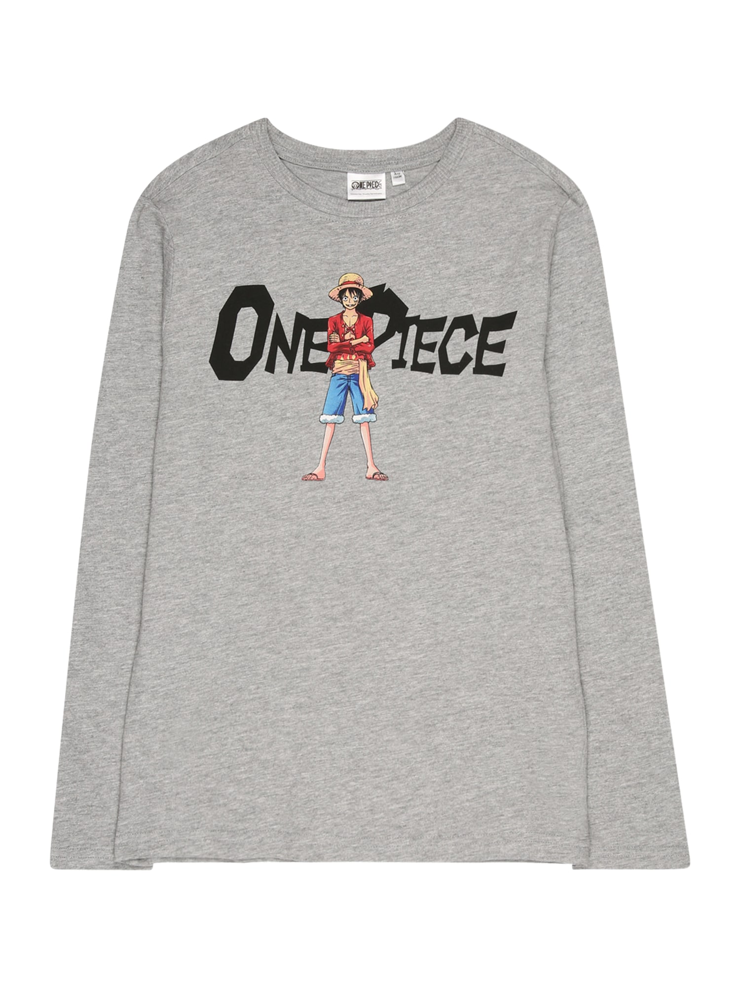 OVS Majica  moder denim / pegasto siva / rdeča / črna