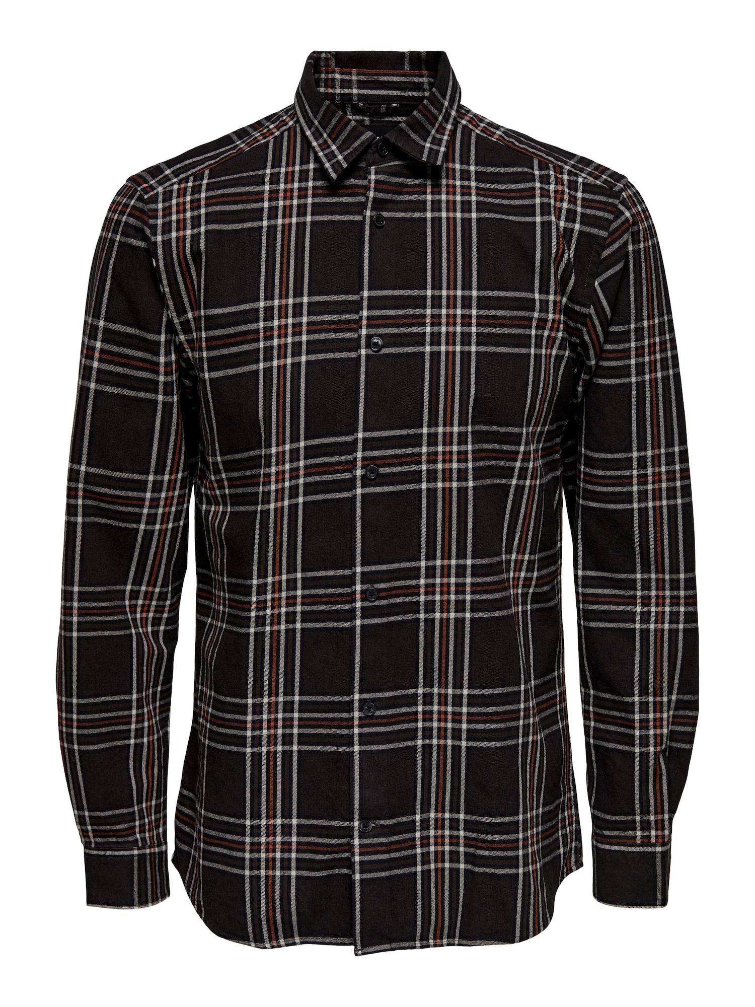 Only & Sons Srajca 'ARI'  bež / temno rjava / oranžna