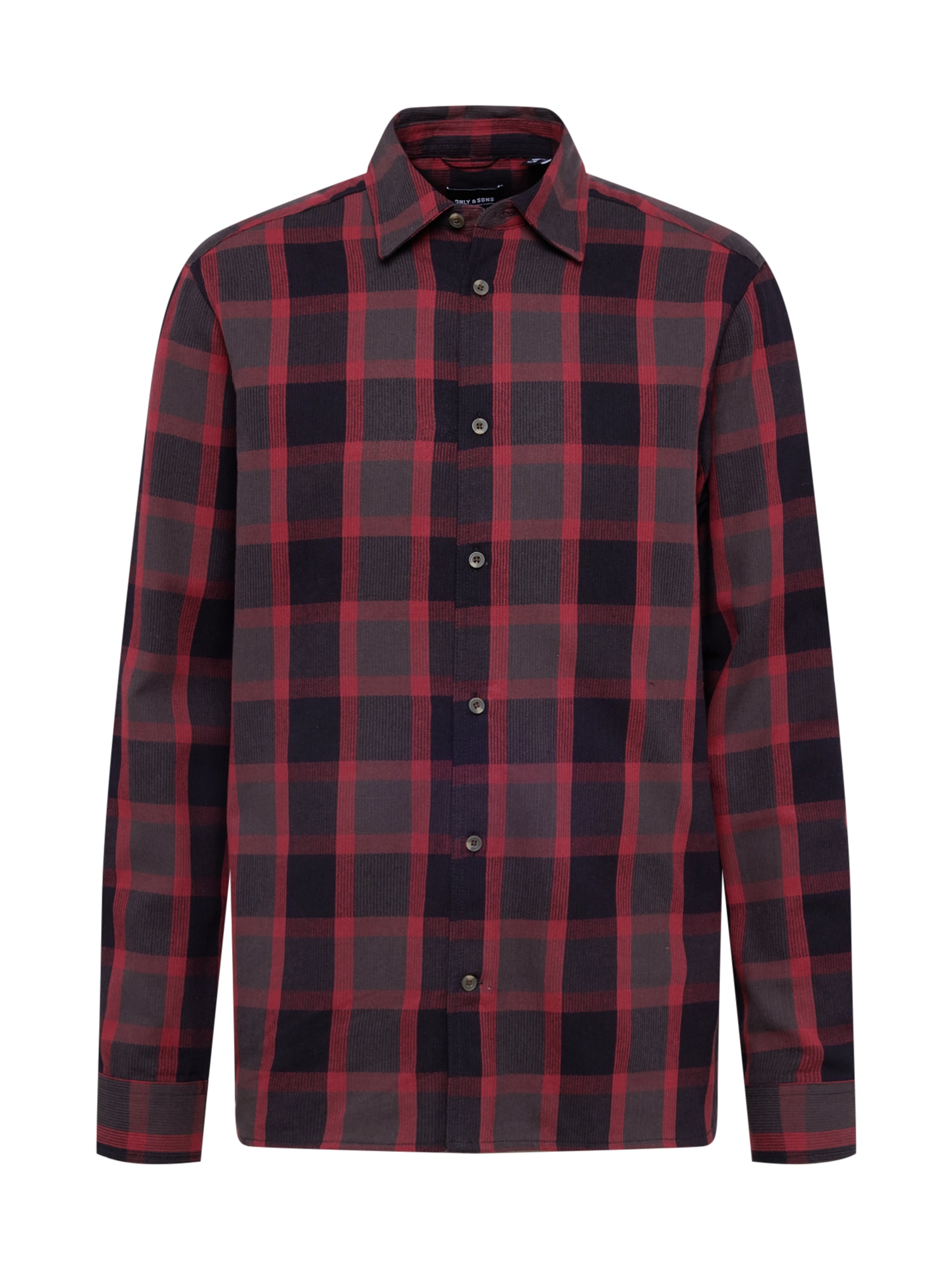 Only & Sons Srajca 'TEX'  mornarska / temno modra / rdeča
