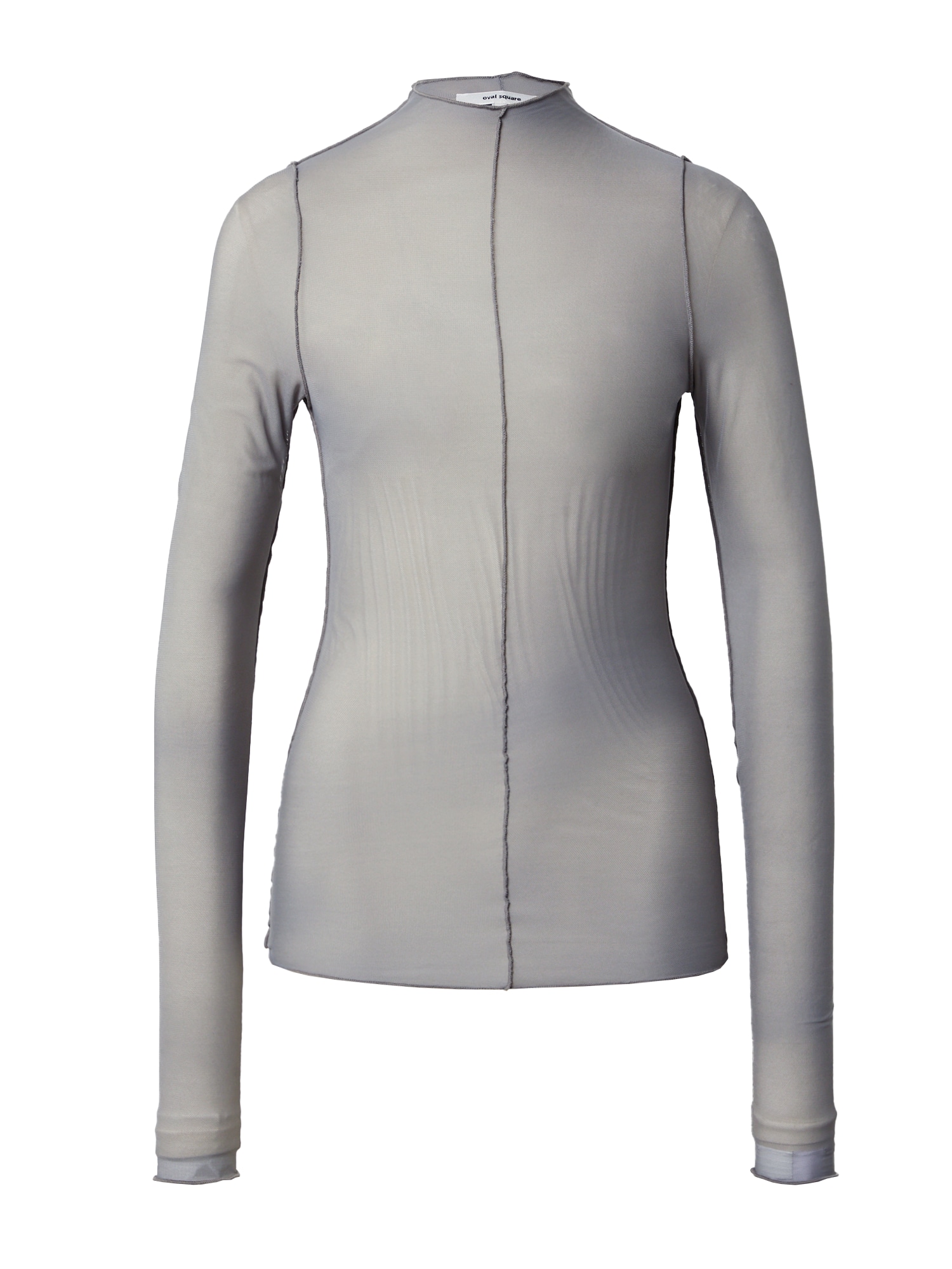 Oval Square Bluza 'Sassy'  siva