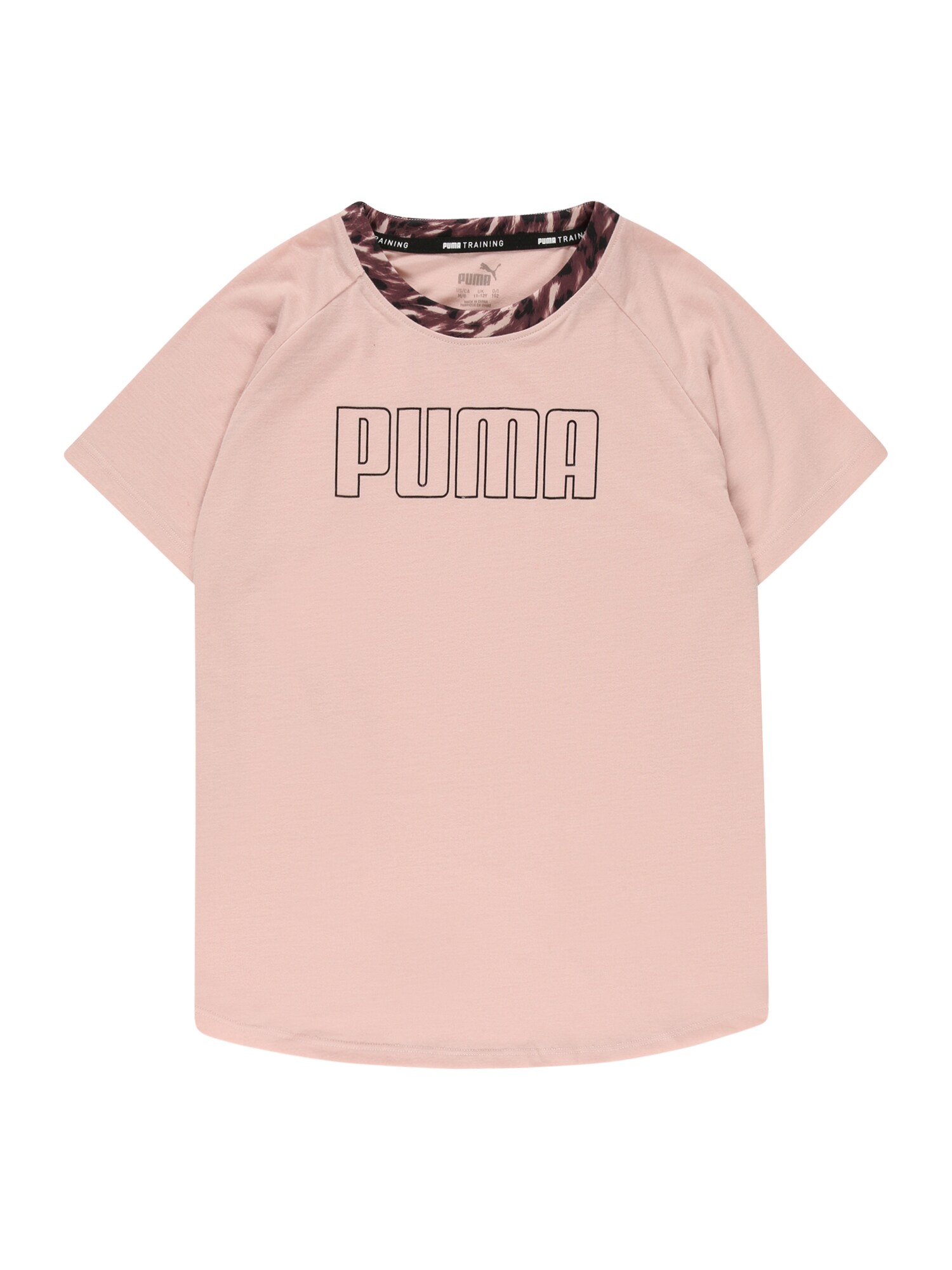 PUMA Majica 'Safari'  roza / rdeče vijolična / črna