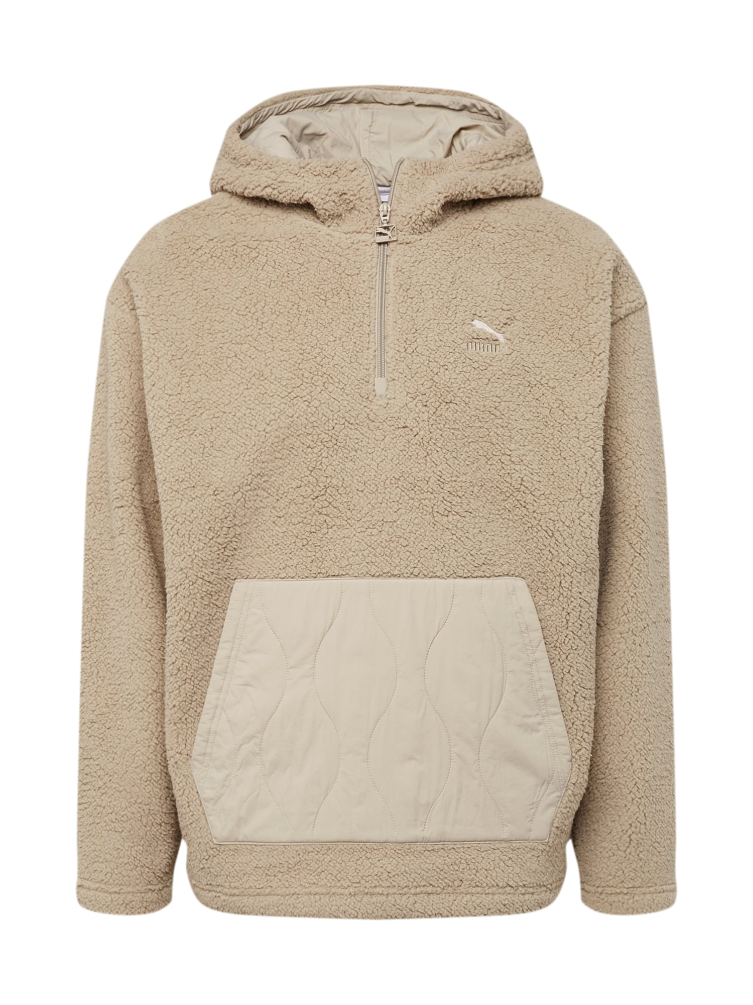 PUMA Majica  greige / svetlo siva