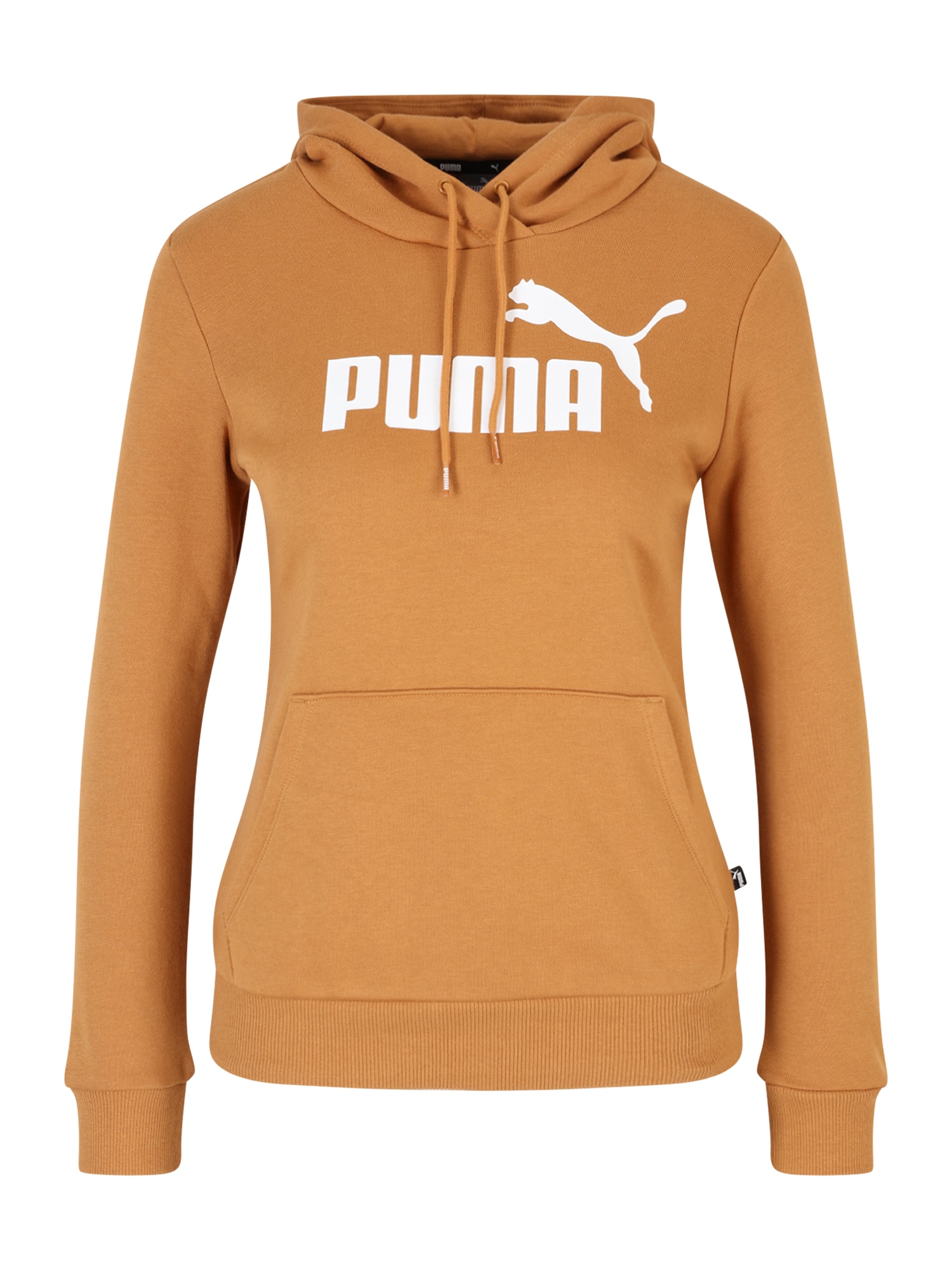 PUMA Majica  rjava / bela