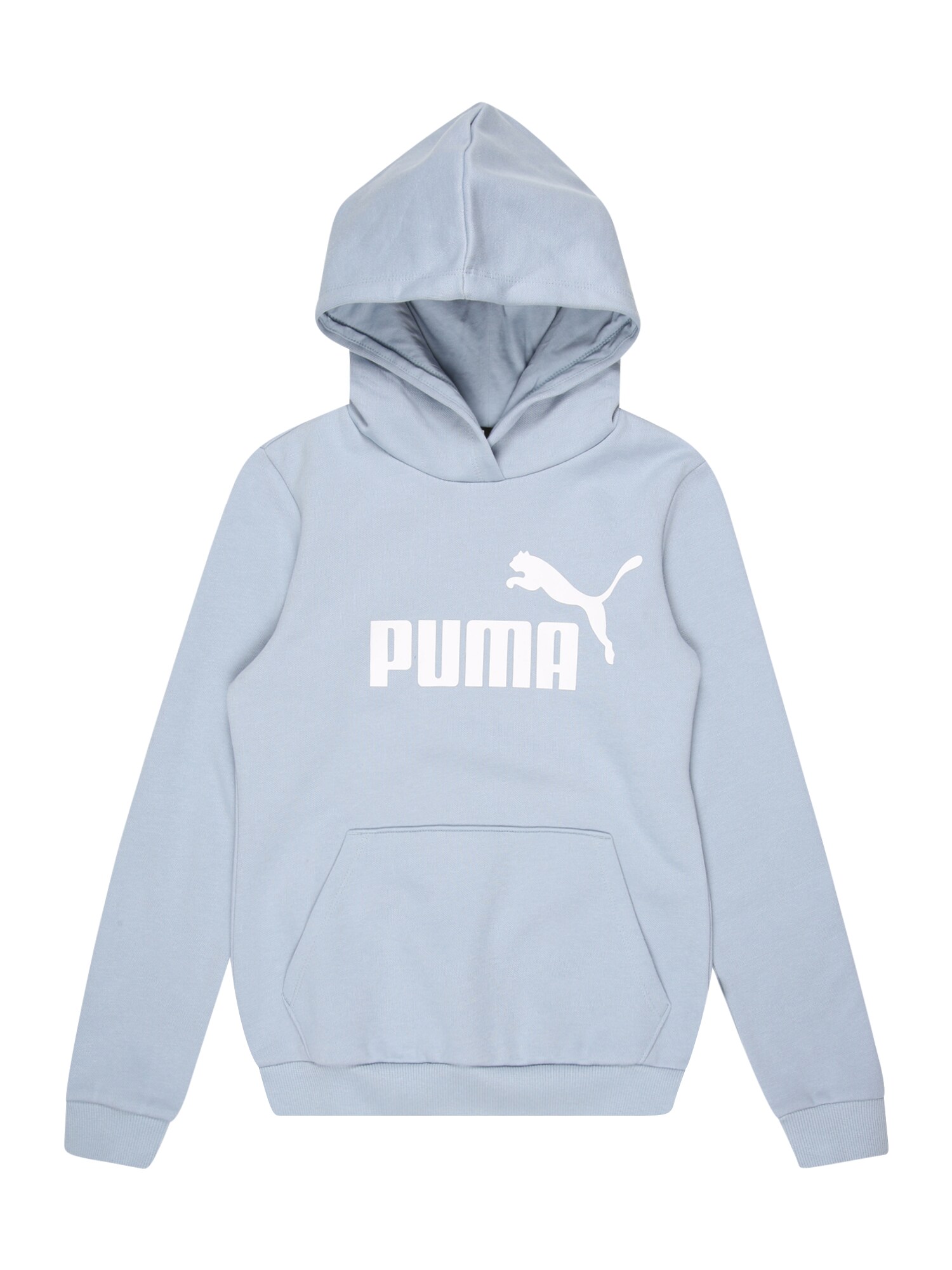 PUMA Majica  svetlo modra / bela