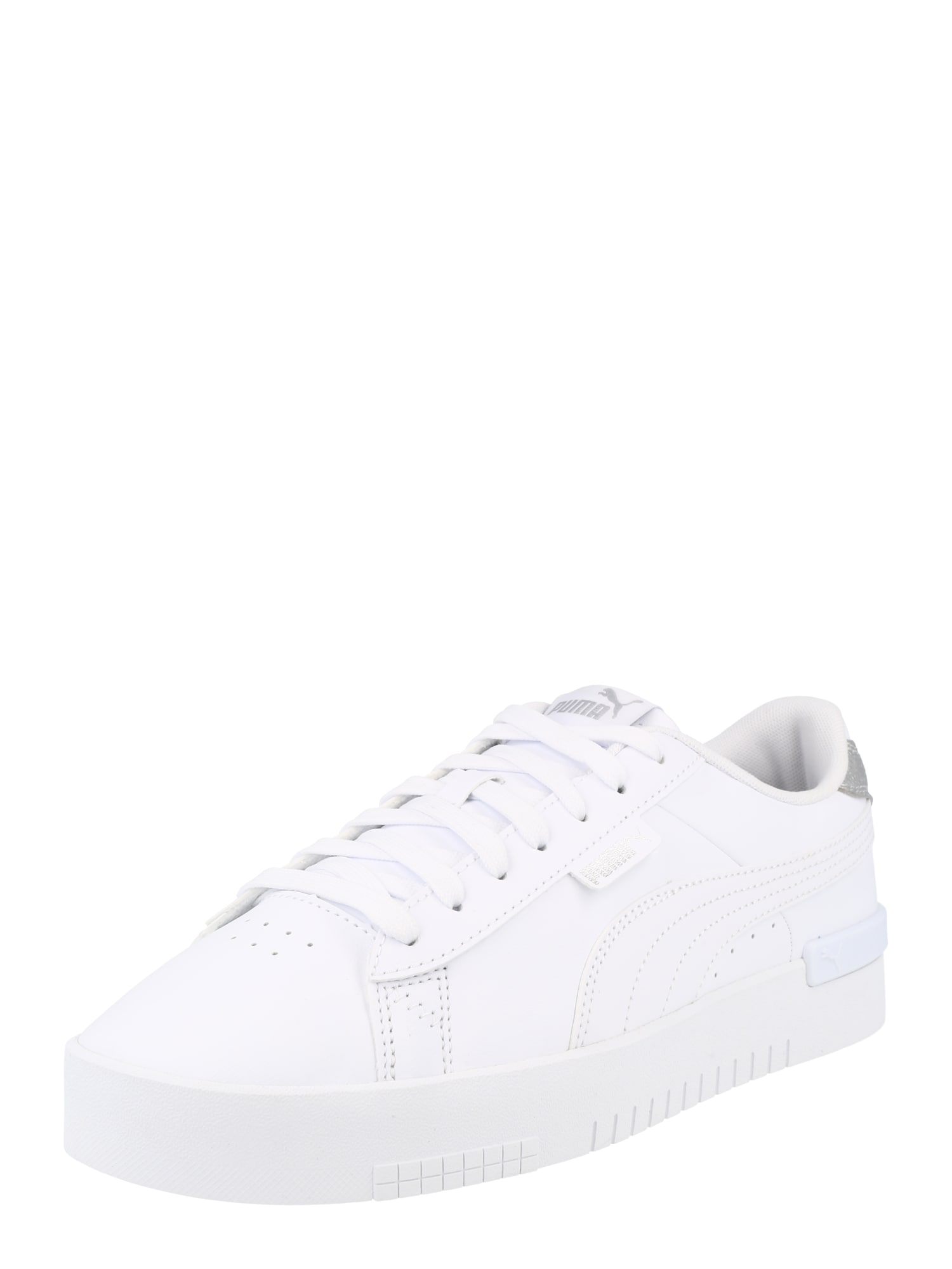 PUMA Nizke superge 'Jada Distressed'  srebrna / bela