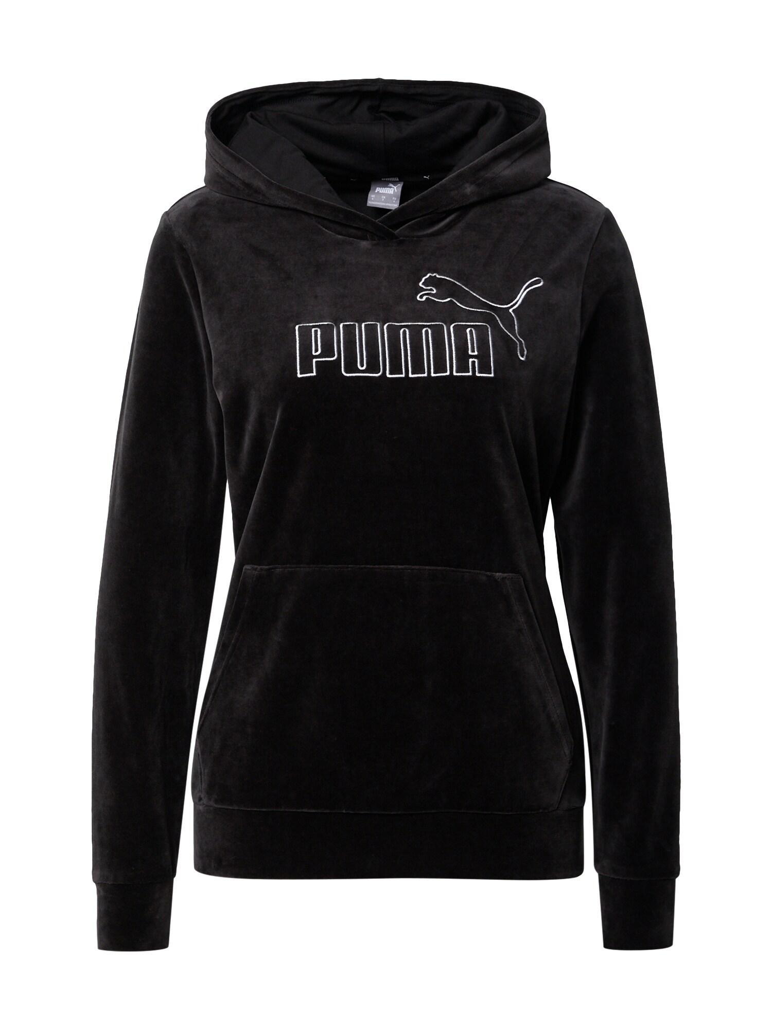 PUMA Športna majica  črna / bela