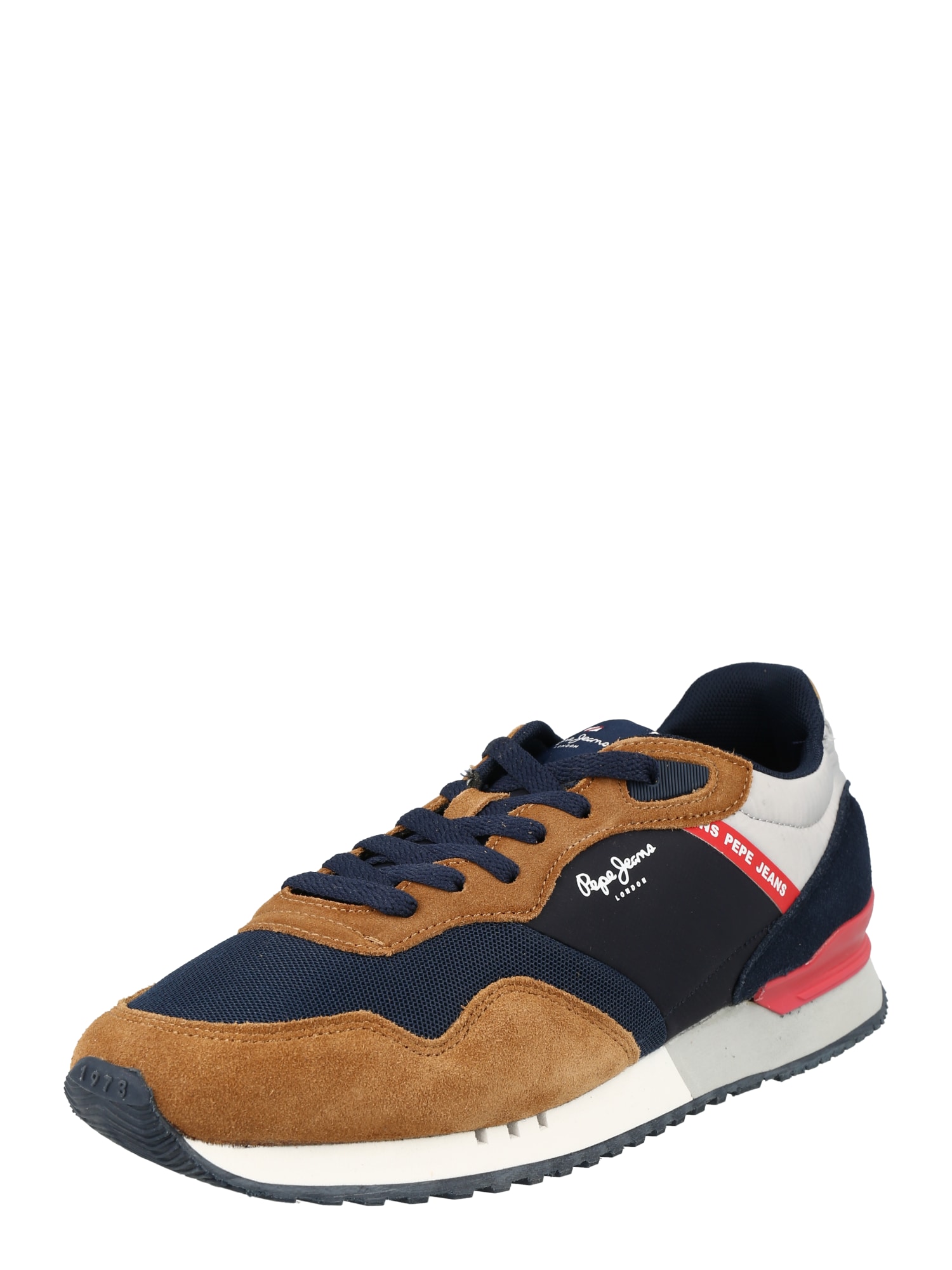 Pepe Jeans Nizke superge 'LONDON ONE'  marine / konjak / rdeča / bela