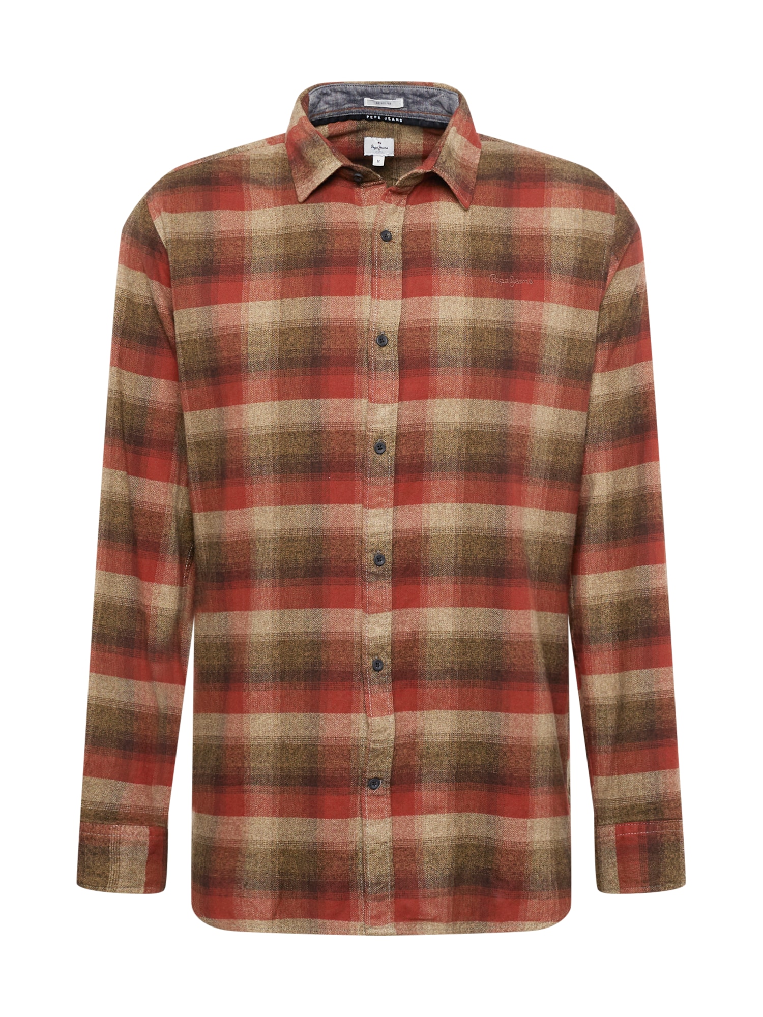 Pepe Jeans Srajca 'FERNHURST'  bež / temno rjava / rjasto rdeča