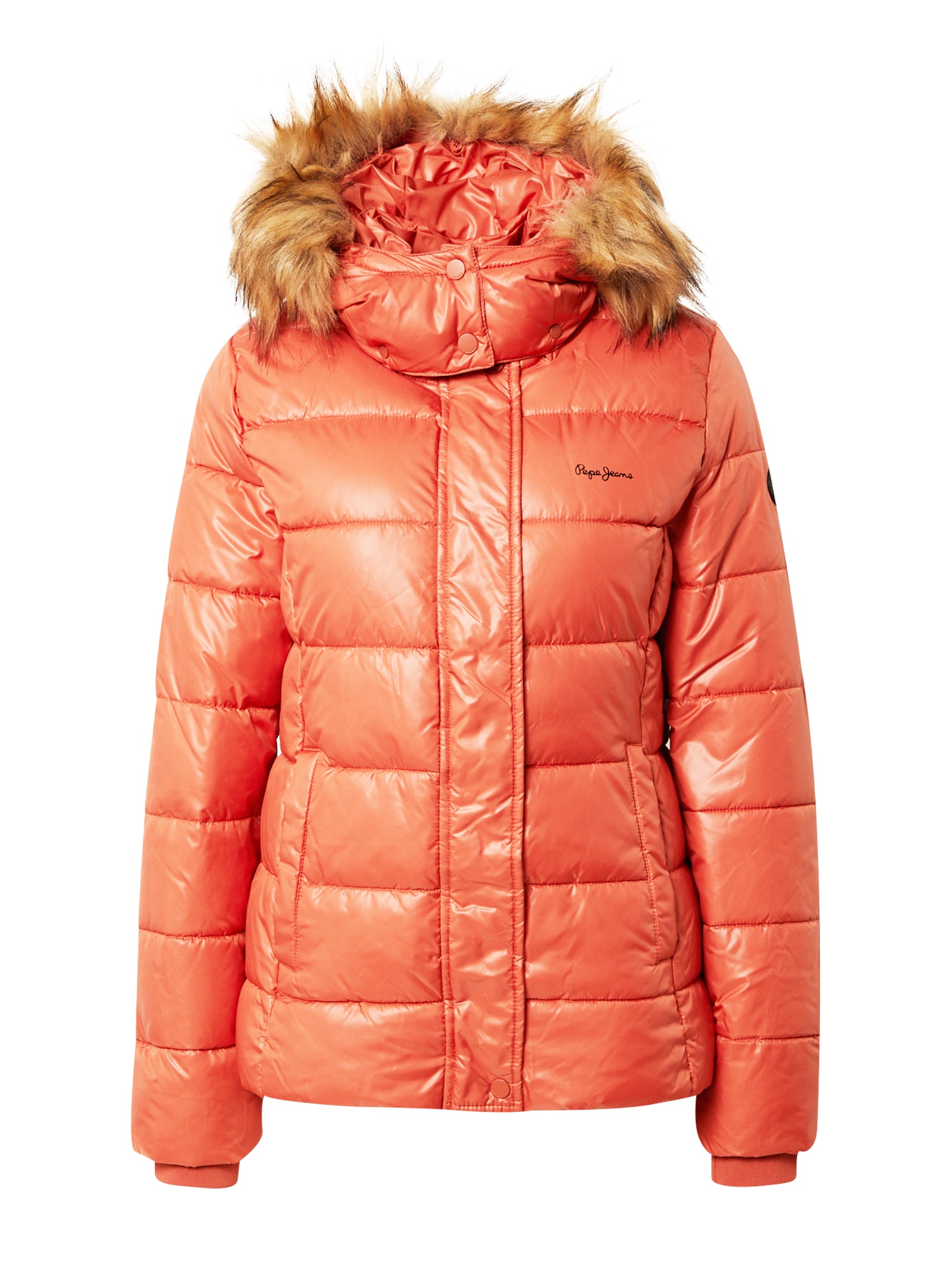 Pepe Jeans Zimska jakna 'JUNE'  svetlo rdeča / črna