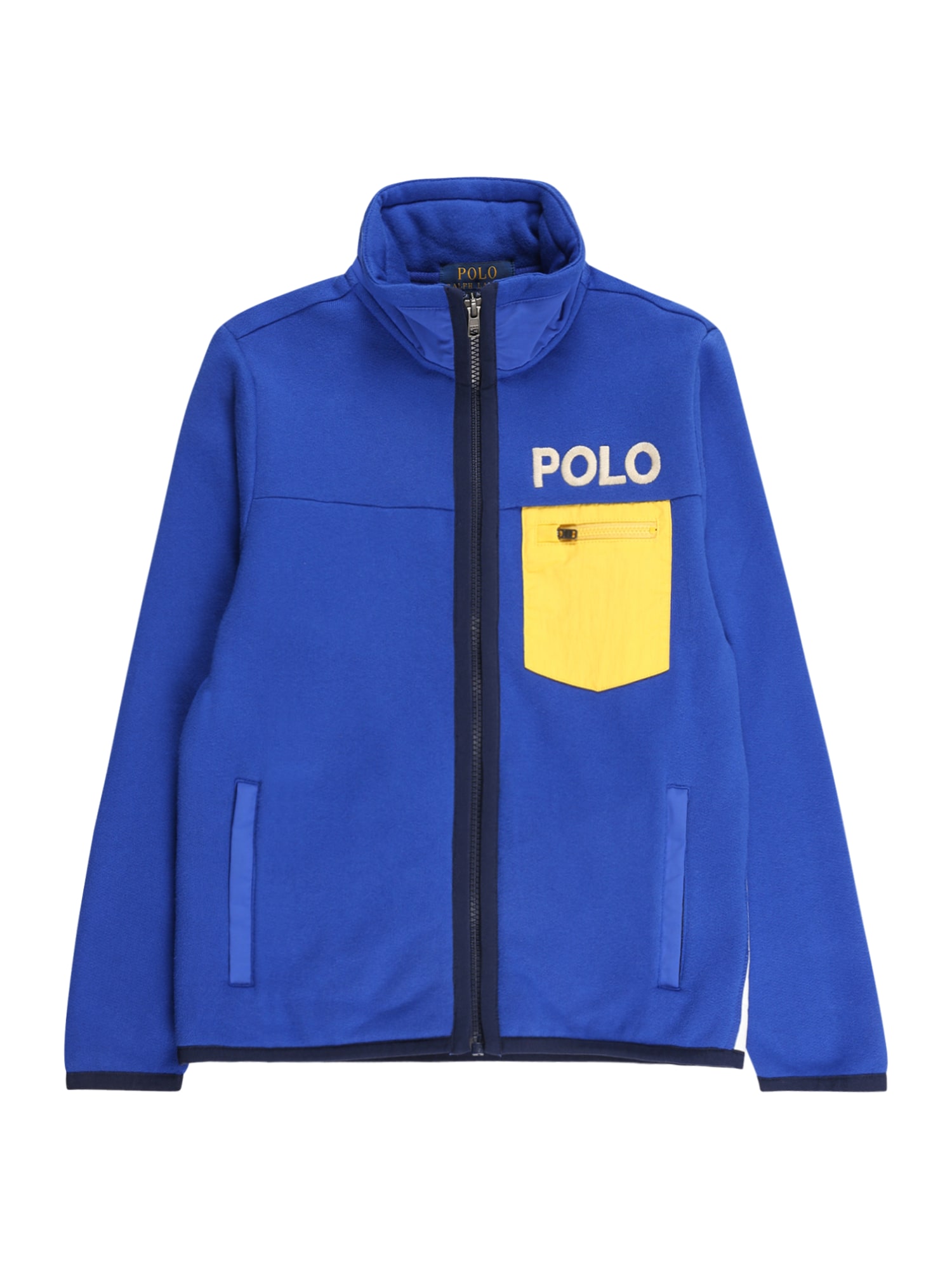 Polo Ralph Lauren Jopa na zadrgo  kraljevo modra / rumena / rdeča / črna