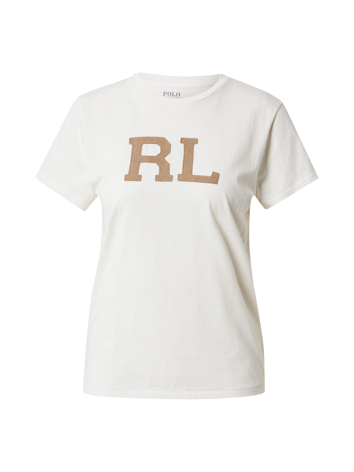 Polo Ralph Lauren Majica  svetlo rjava / off-bela