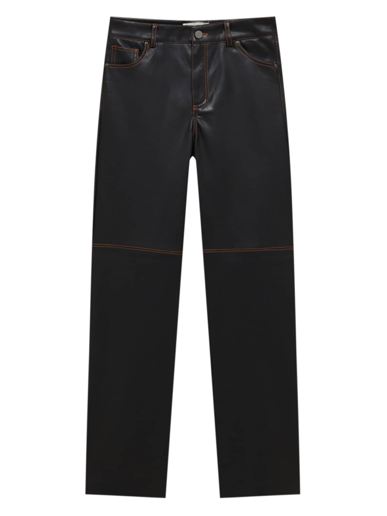 Pull&Bear Hlače  črna