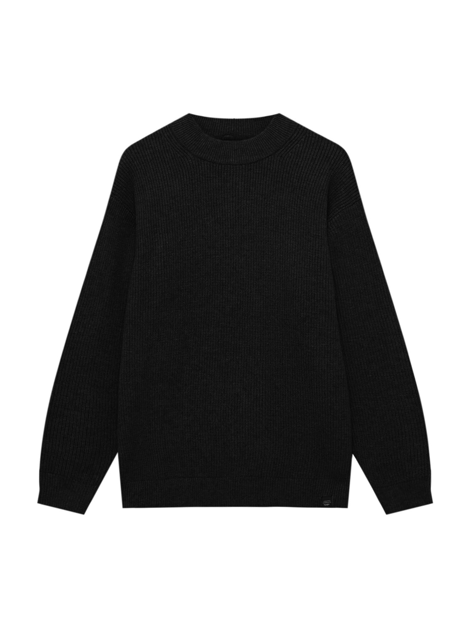 Pull&Bear Pulover  črna