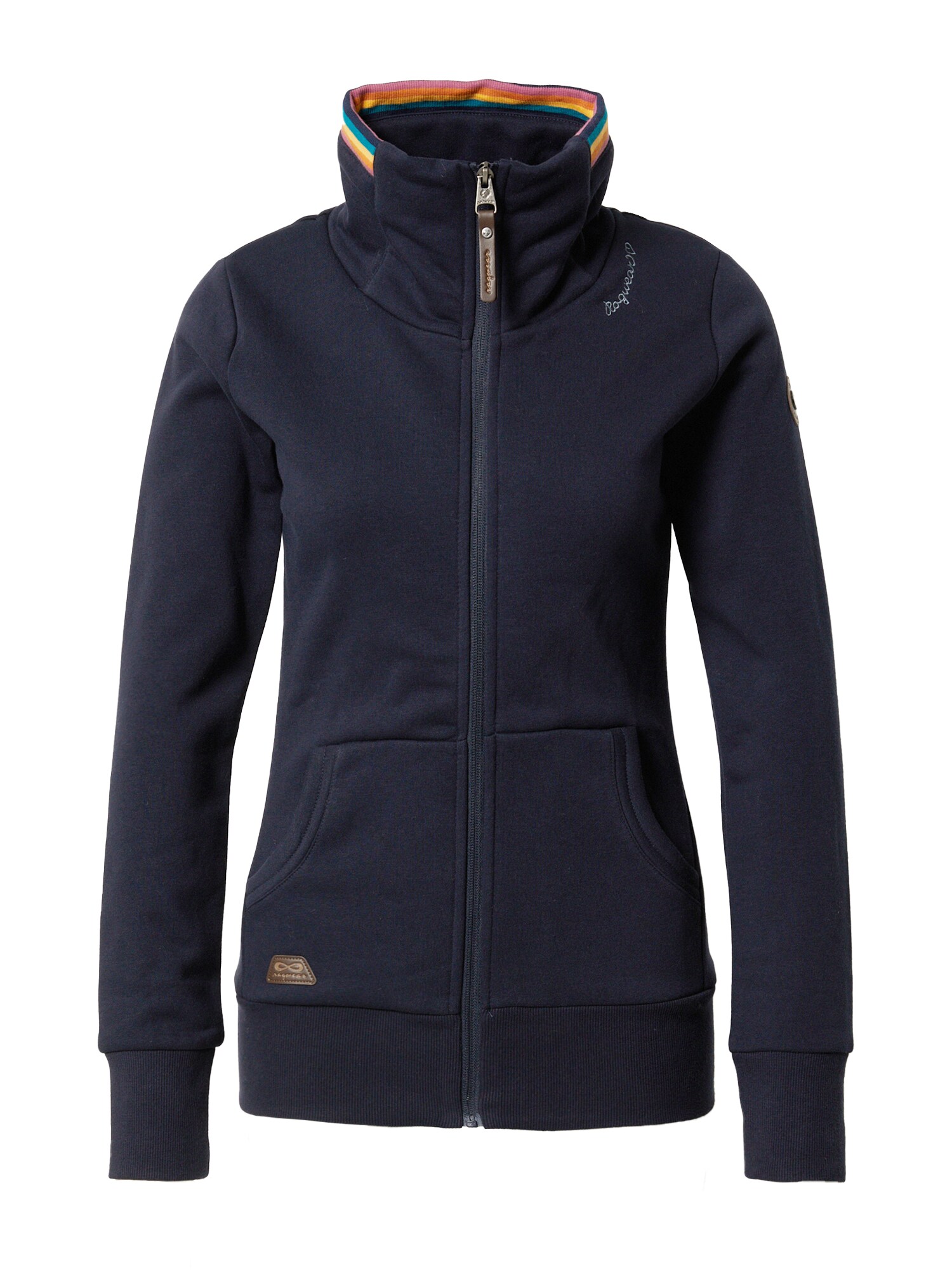 Ragwear Jopa na zadrgo 'DNESKA'  mornarska / turkizna / rjava / oranžna