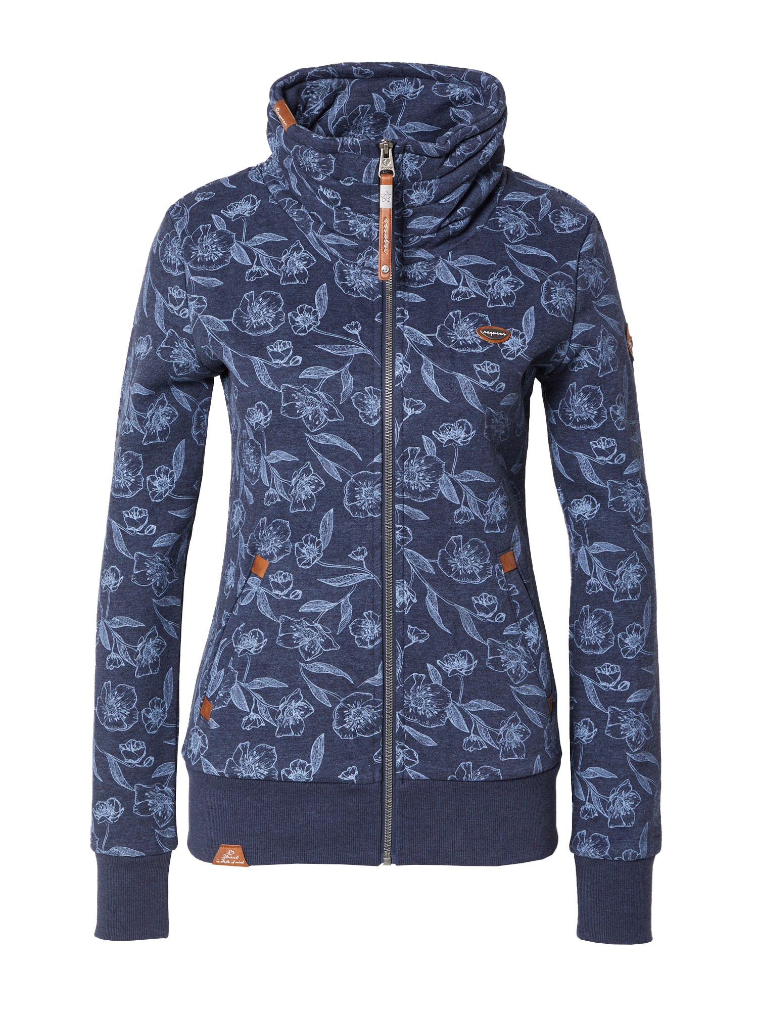 Ragwear Jopa na zadrgo 'IZOLDA'  marine / svetlo modra