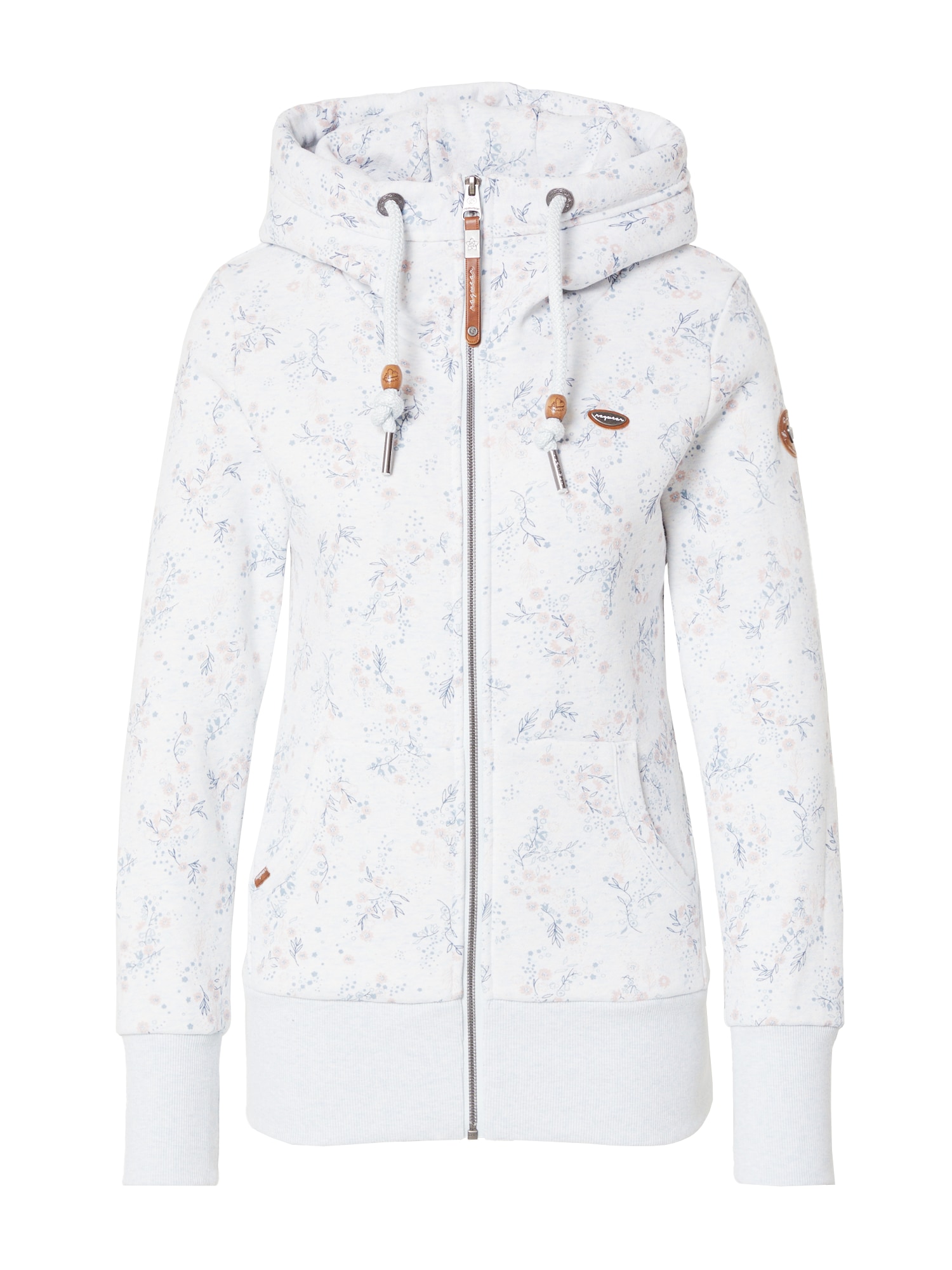 Ragwear Jopa na zadrgo 'NESKA'  modra / azur / pastelno oranžna