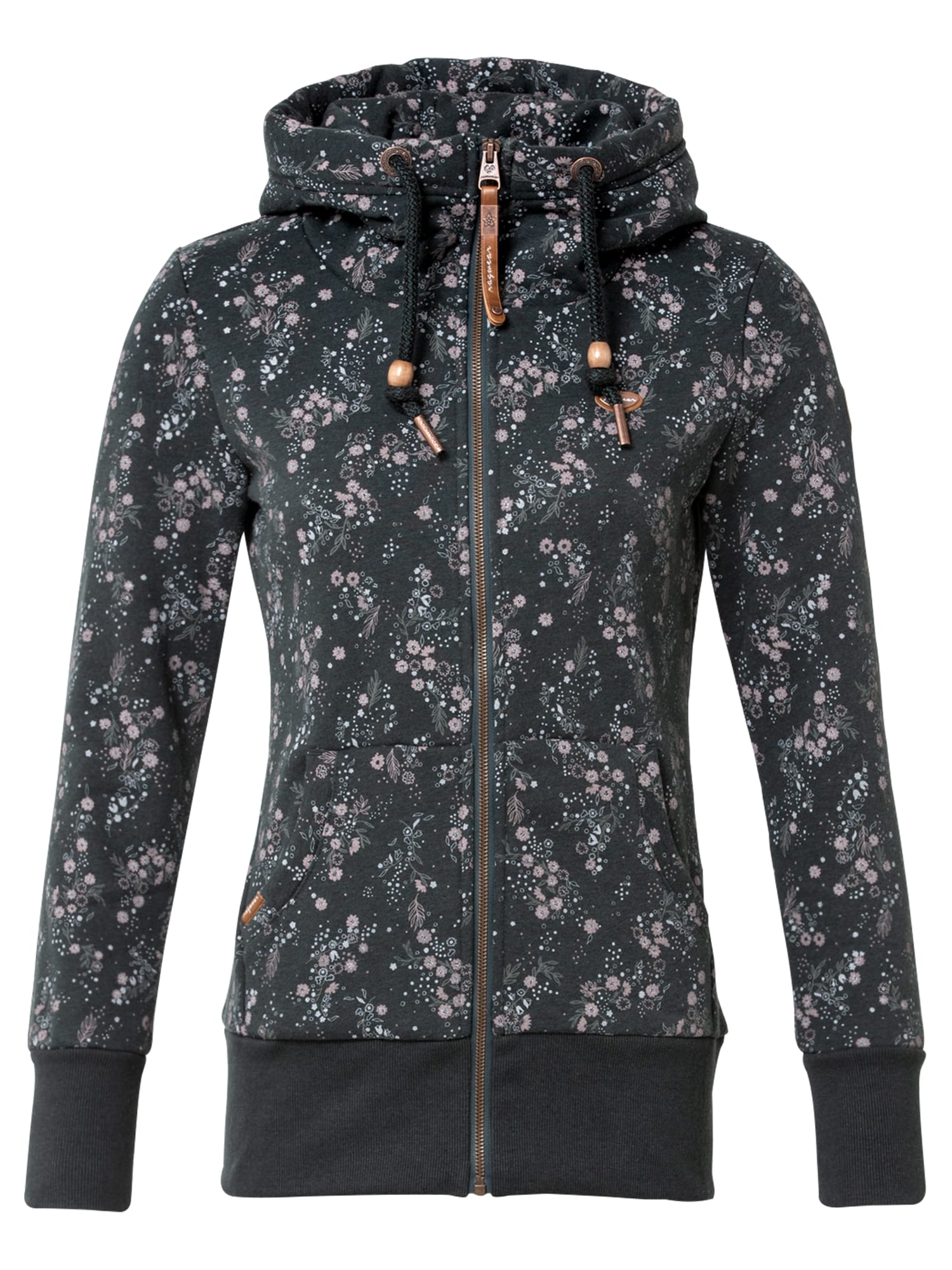 Ragwear Jopa na zadrgo  siva / temno zelena / staro roza / bela