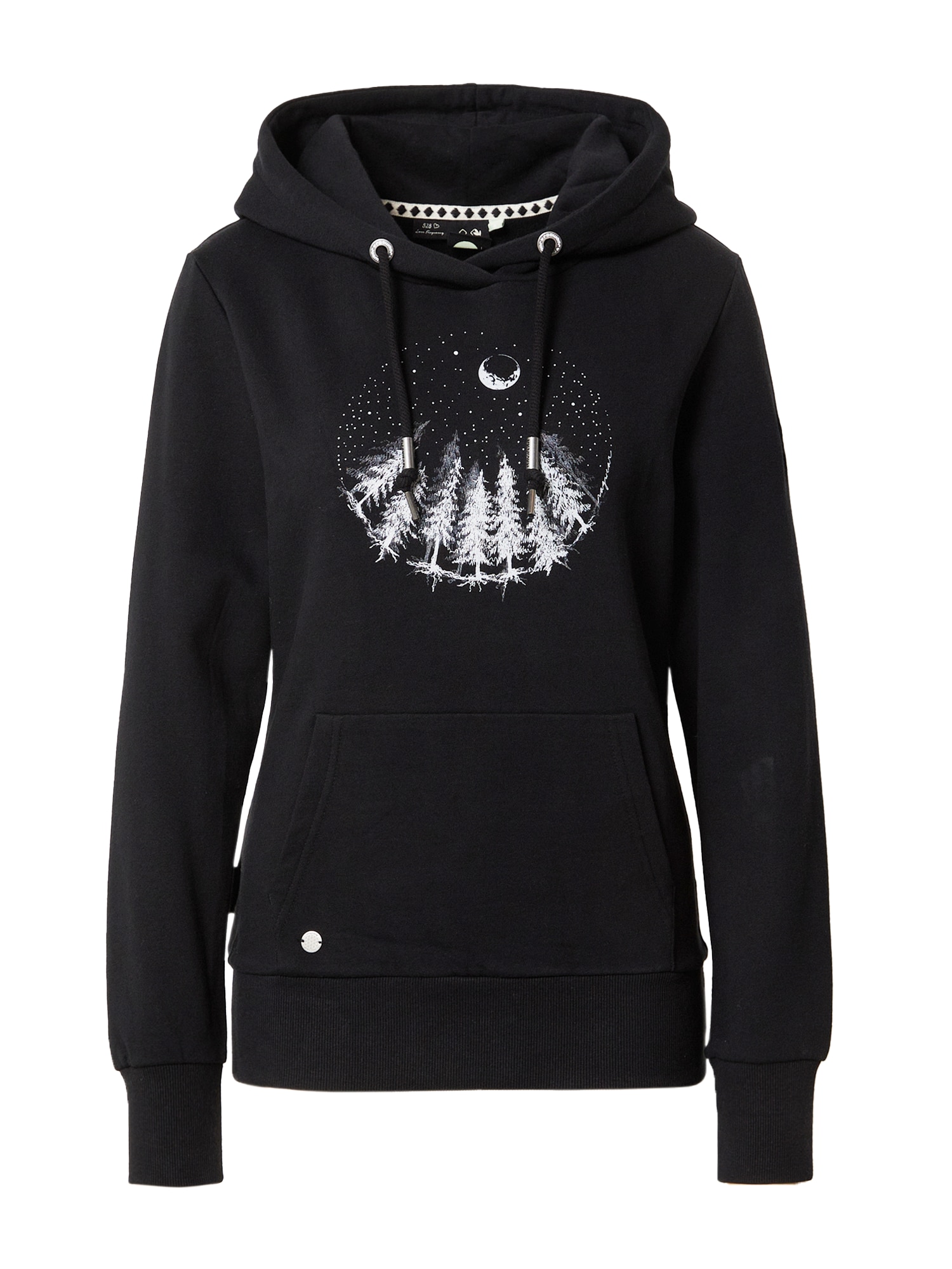 Ragwear Majica 'BERIT'  črna / bela
