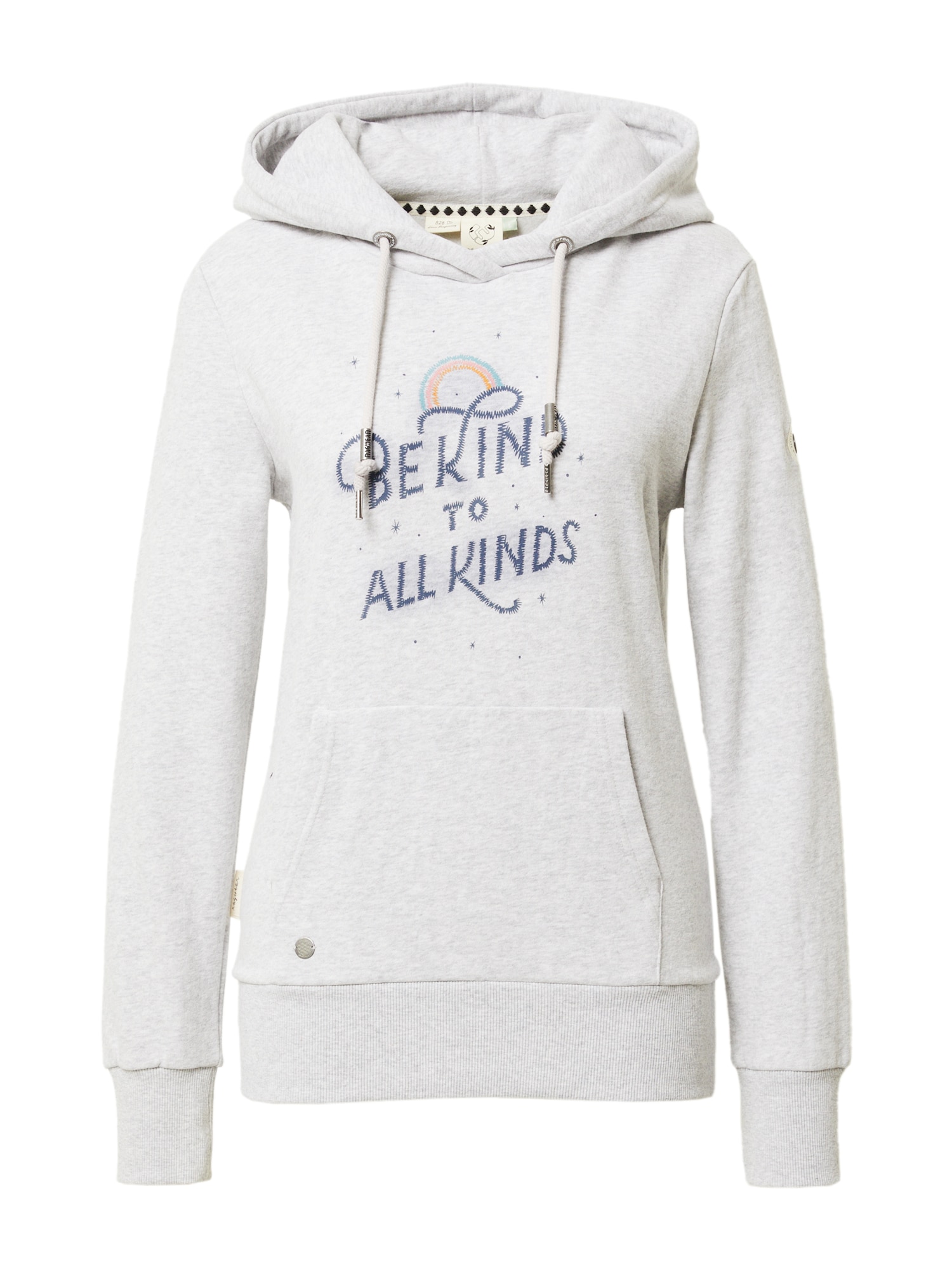 Ragwear Majica 'BERIT'  marine / svetlo siva / roza