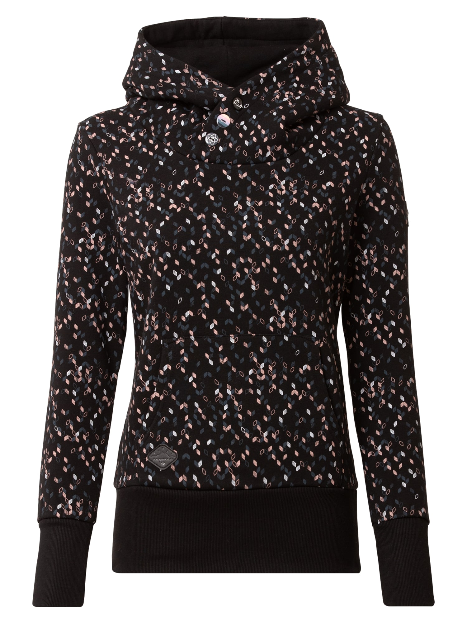 Ragwear Majica 'CHELSEE'  temno siva / roza / črna / bela