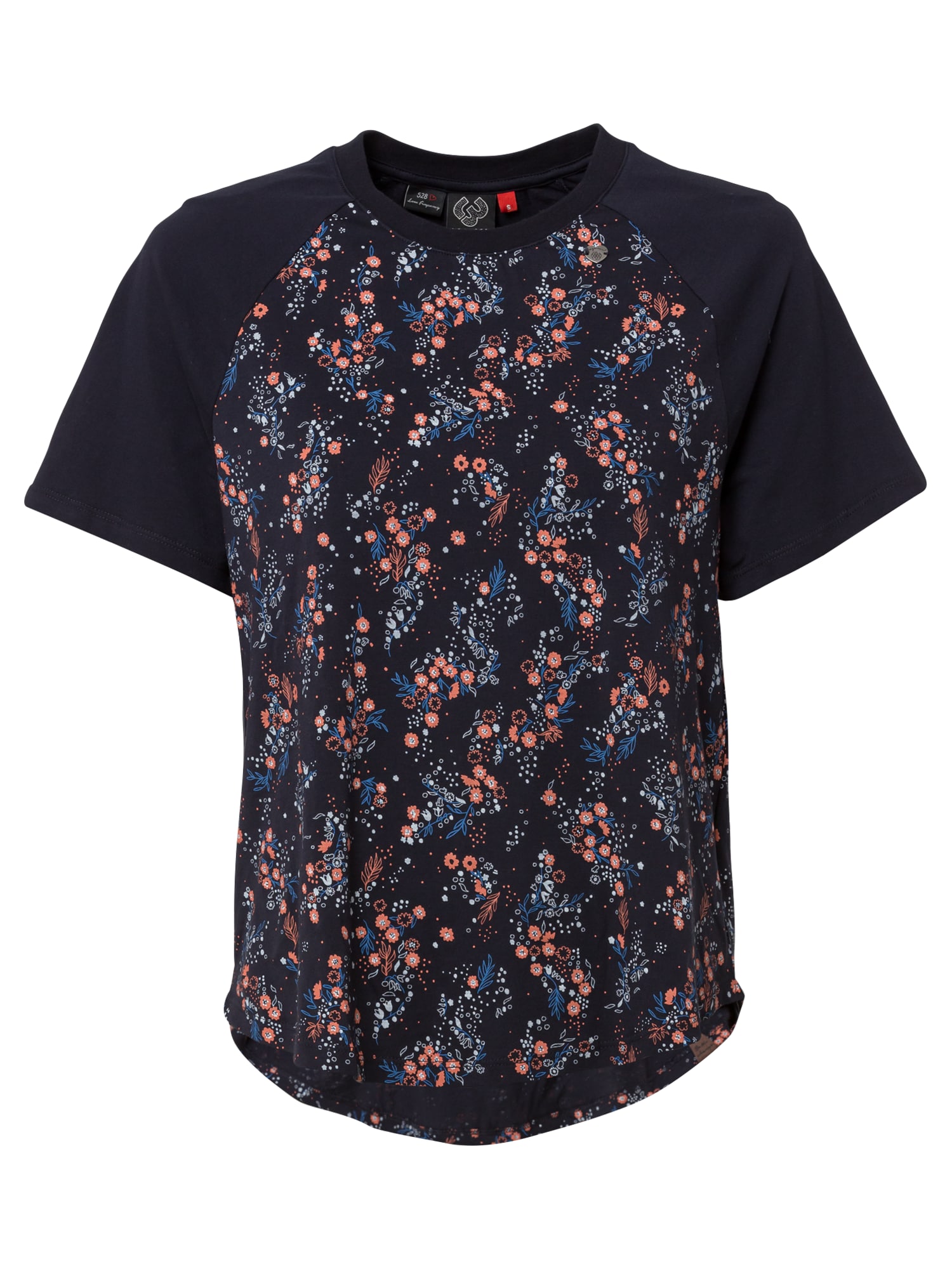 Ragwear Majica 'MEENA'  modra / nočno modra / svetlo modra / korala