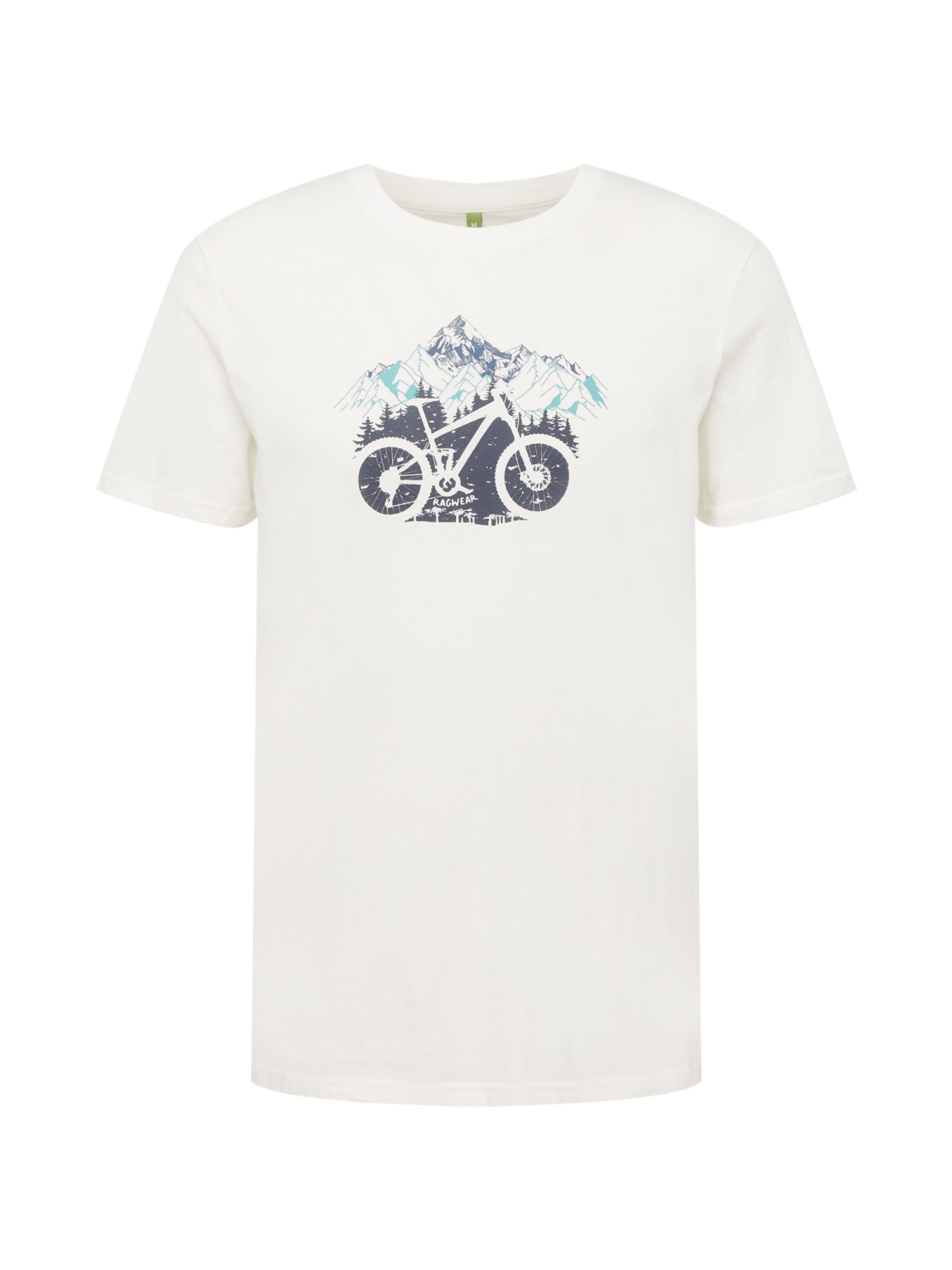 Ragwear Majica 'SEVY REMAKE'  marine / cijansko modra / bela