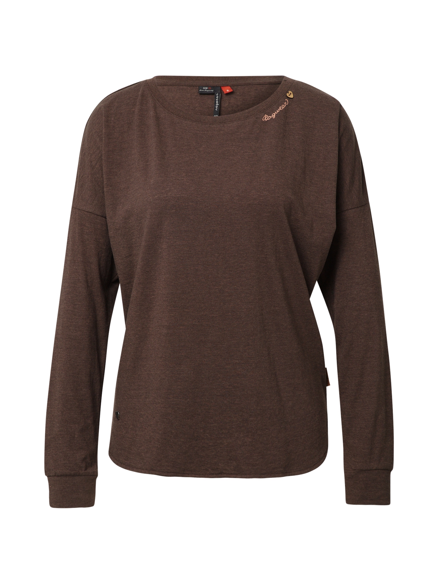 Ragwear Majica  kapučino / temno rjava