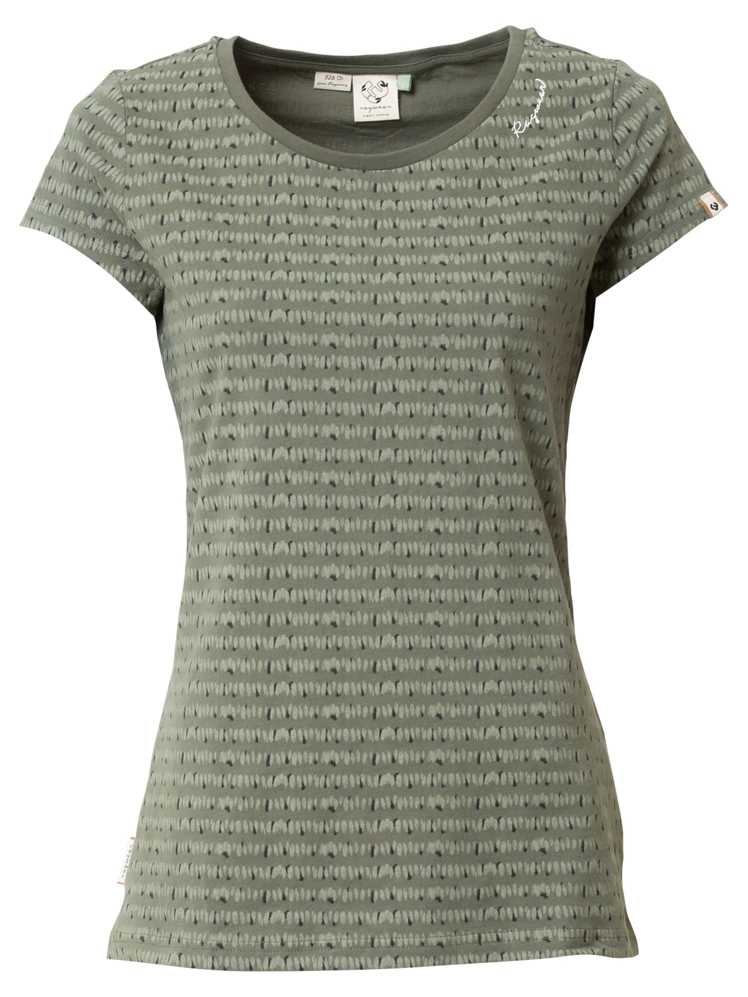Ragwear Majica  oliva / pastelno zelena / črna / bela