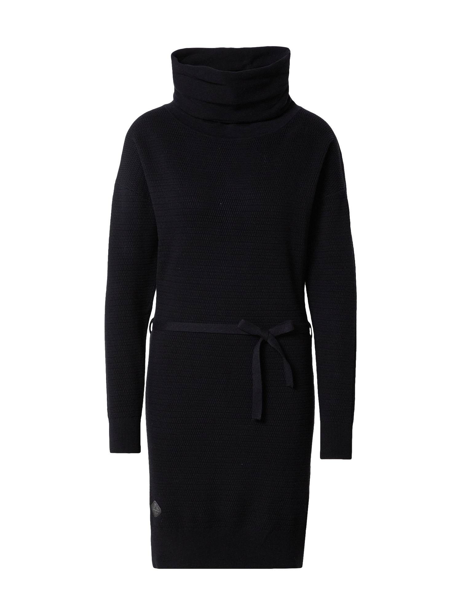 Ragwear Pletena obleka 'BABETT'  črna