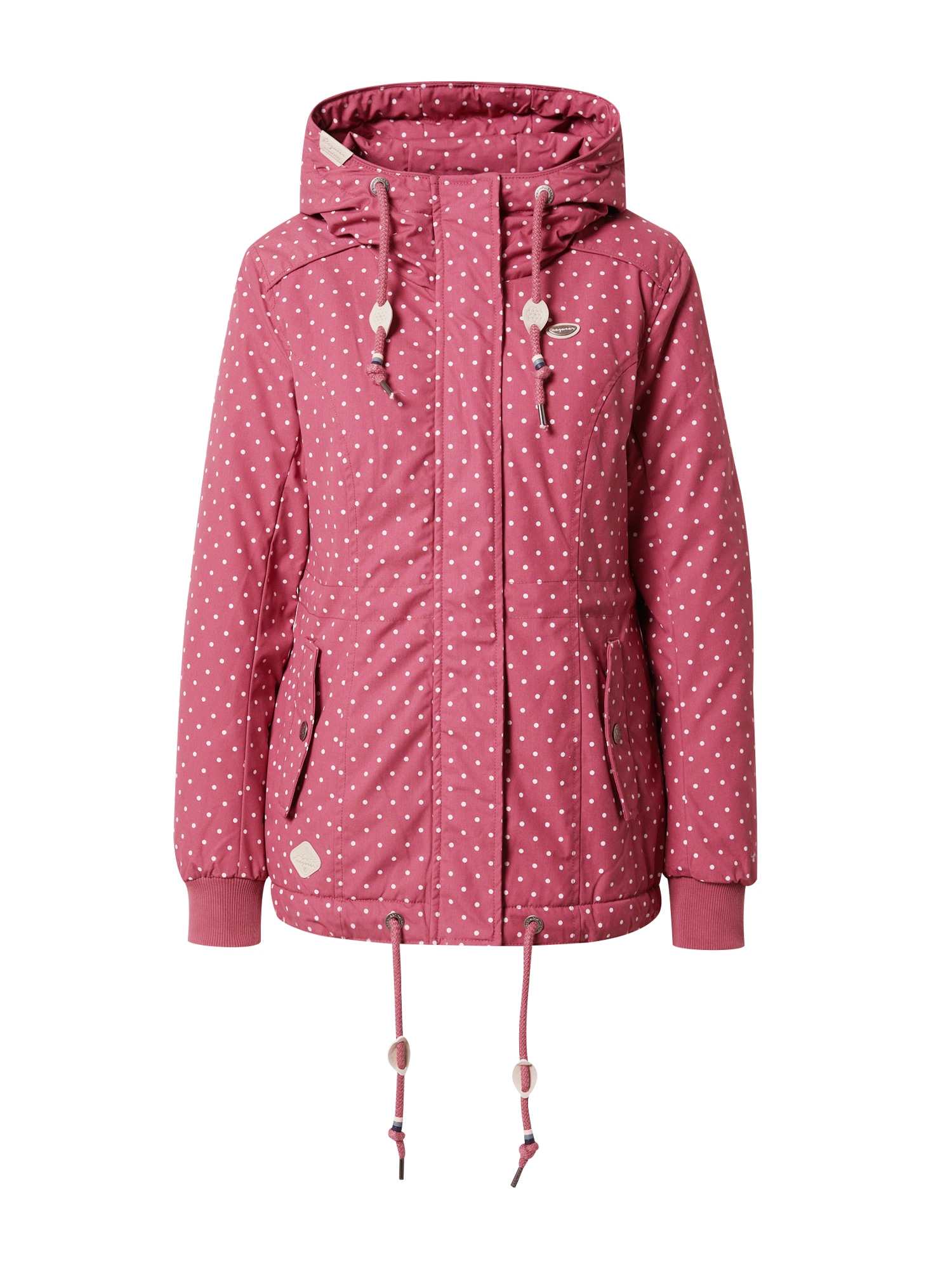 Ragwear Prehodna jakna 'DANKA'  malina / bela