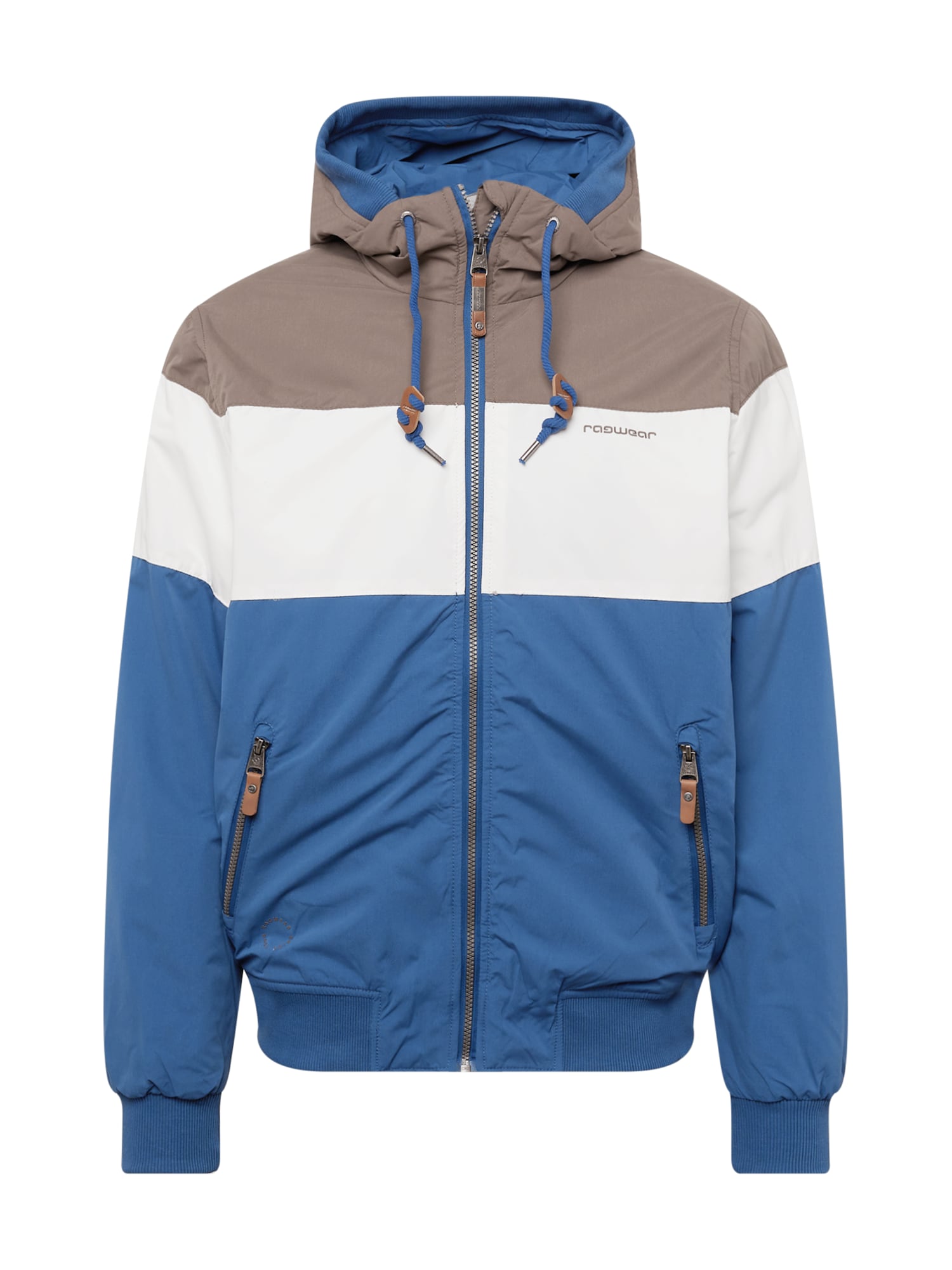 Ragwear Prehodna jakna 'JAYCE'  golobje modra / temno siva / bela